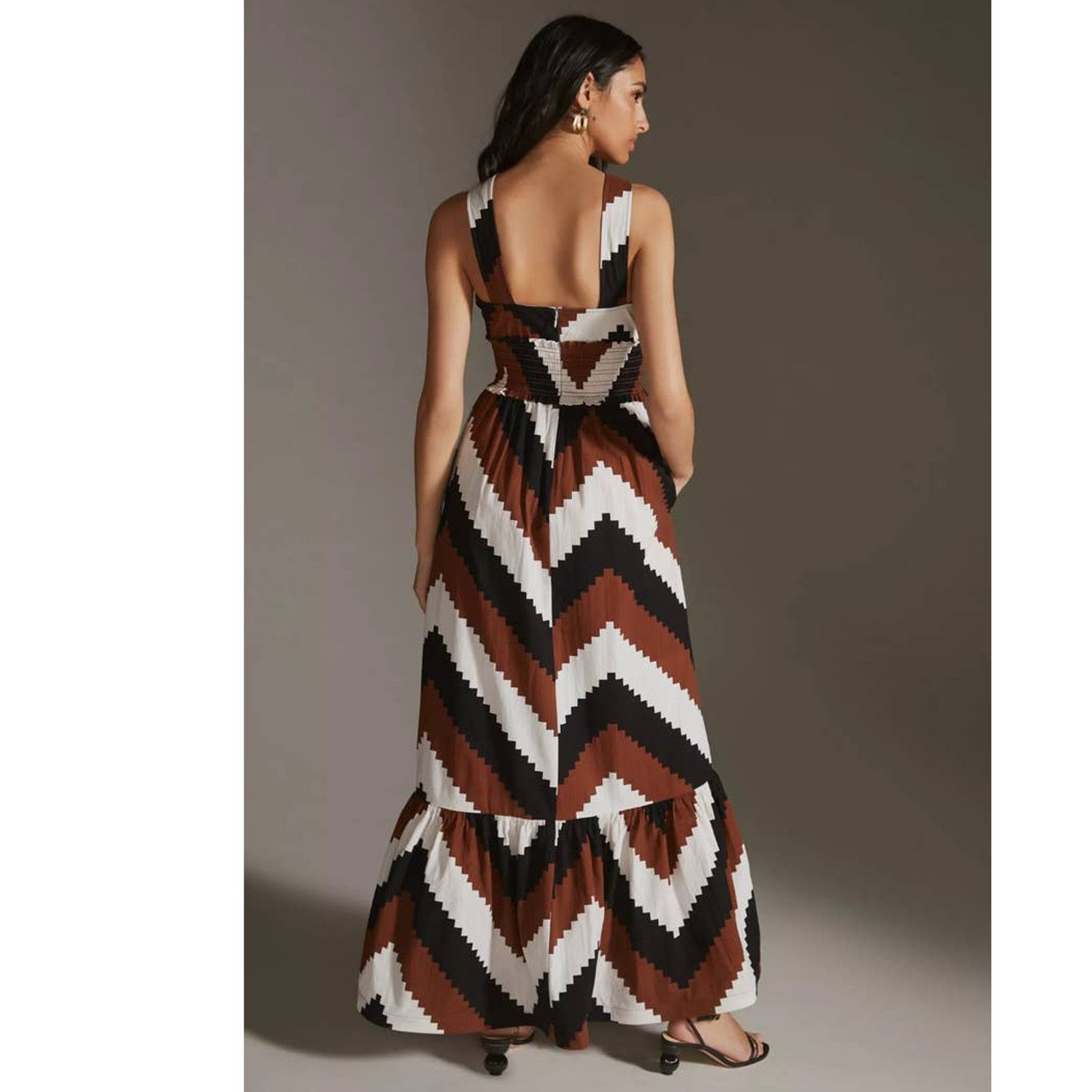 Anthropologie New Anthropologie Plenty by Tracy Reese Printed Halter Maxi Size XS / US 0-2 / IT 36-38 - 4 Thumbnail