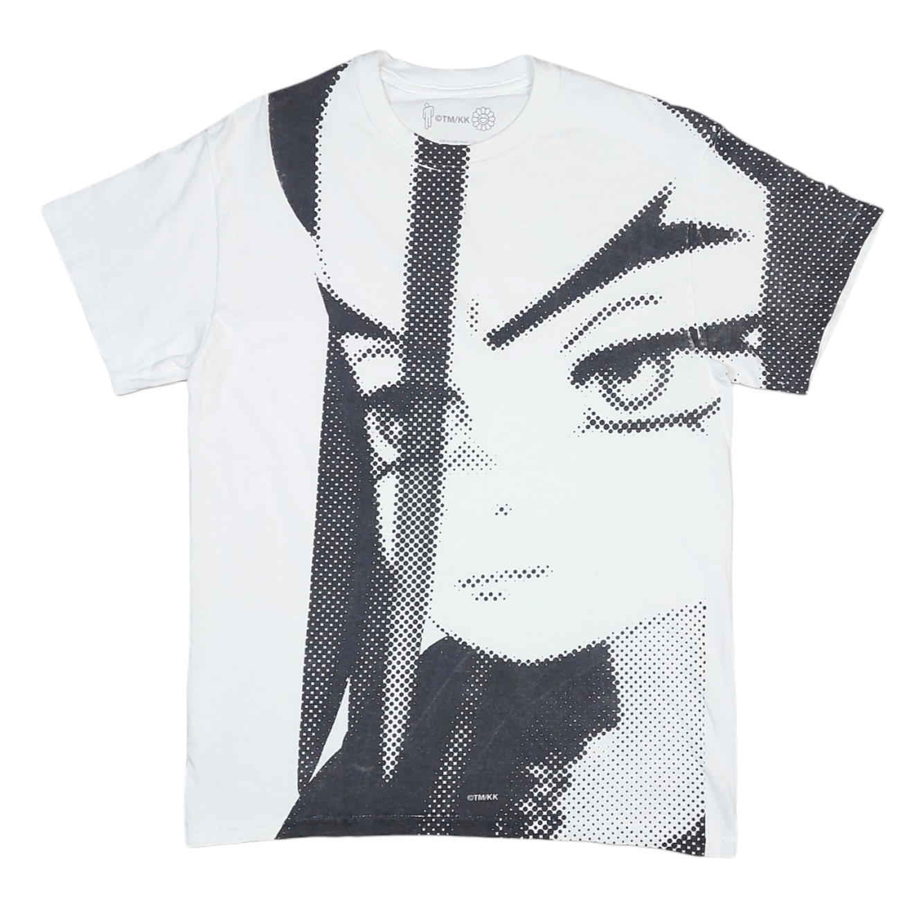 image of Billie Eilish Takashi Murakami Tm/kk Japan Exclusive Tee in White, Men's (Size Medium)