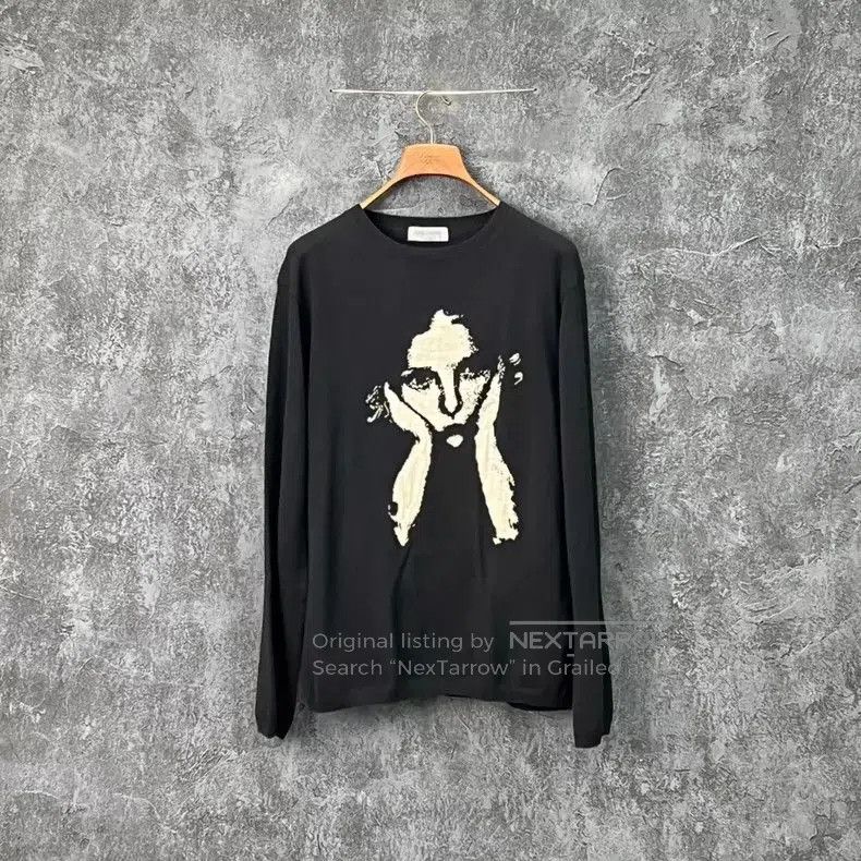 Yohji Yamamoto Yohji Yamamoto black figure sweater. Size US L / EU 52-54 / 3 - 1 Thumbnail