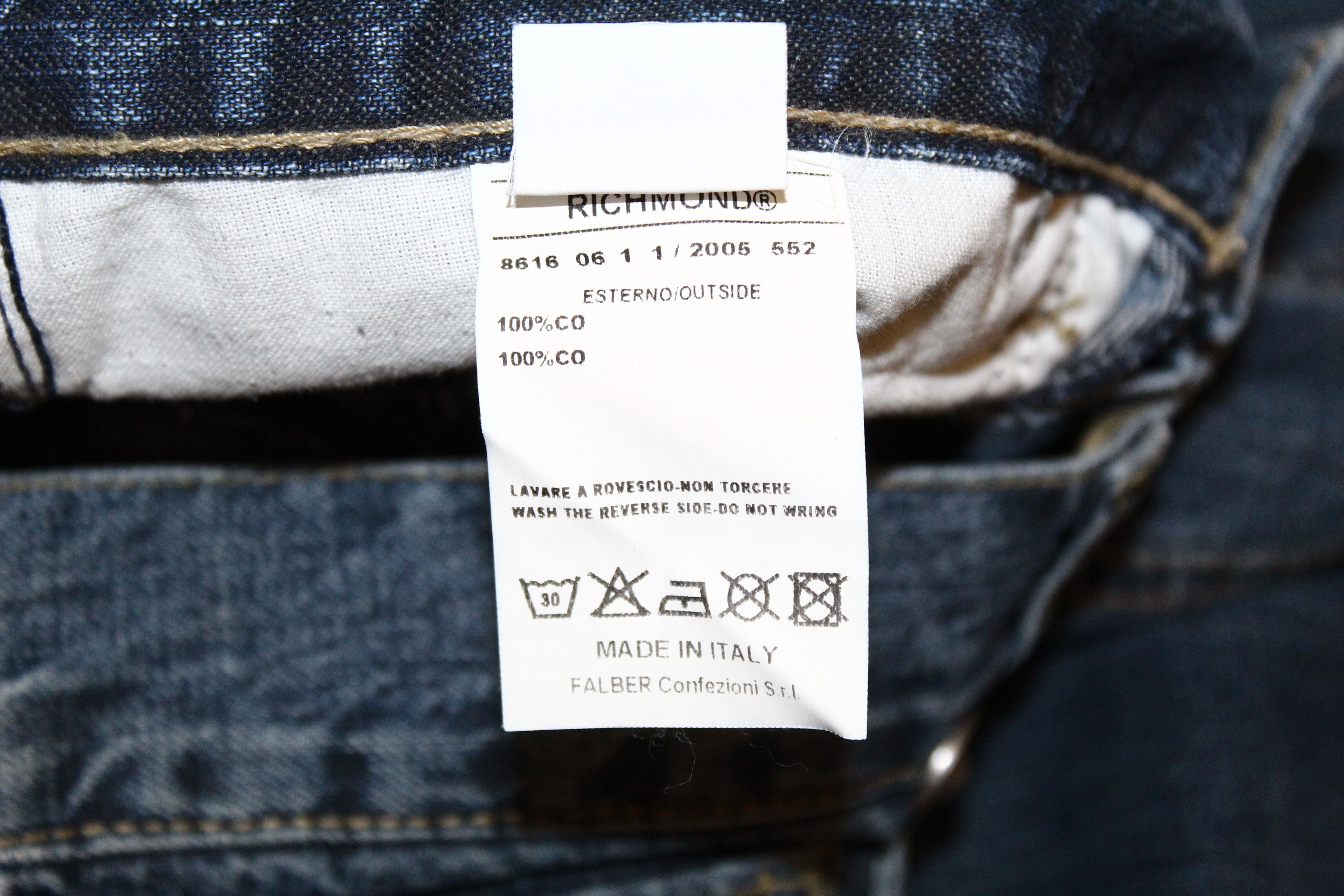 John Richmond Richmond Denim Low Rise Skinny Stonewash Jeans Size US 32 / EU 48 - 5 Thumbnail