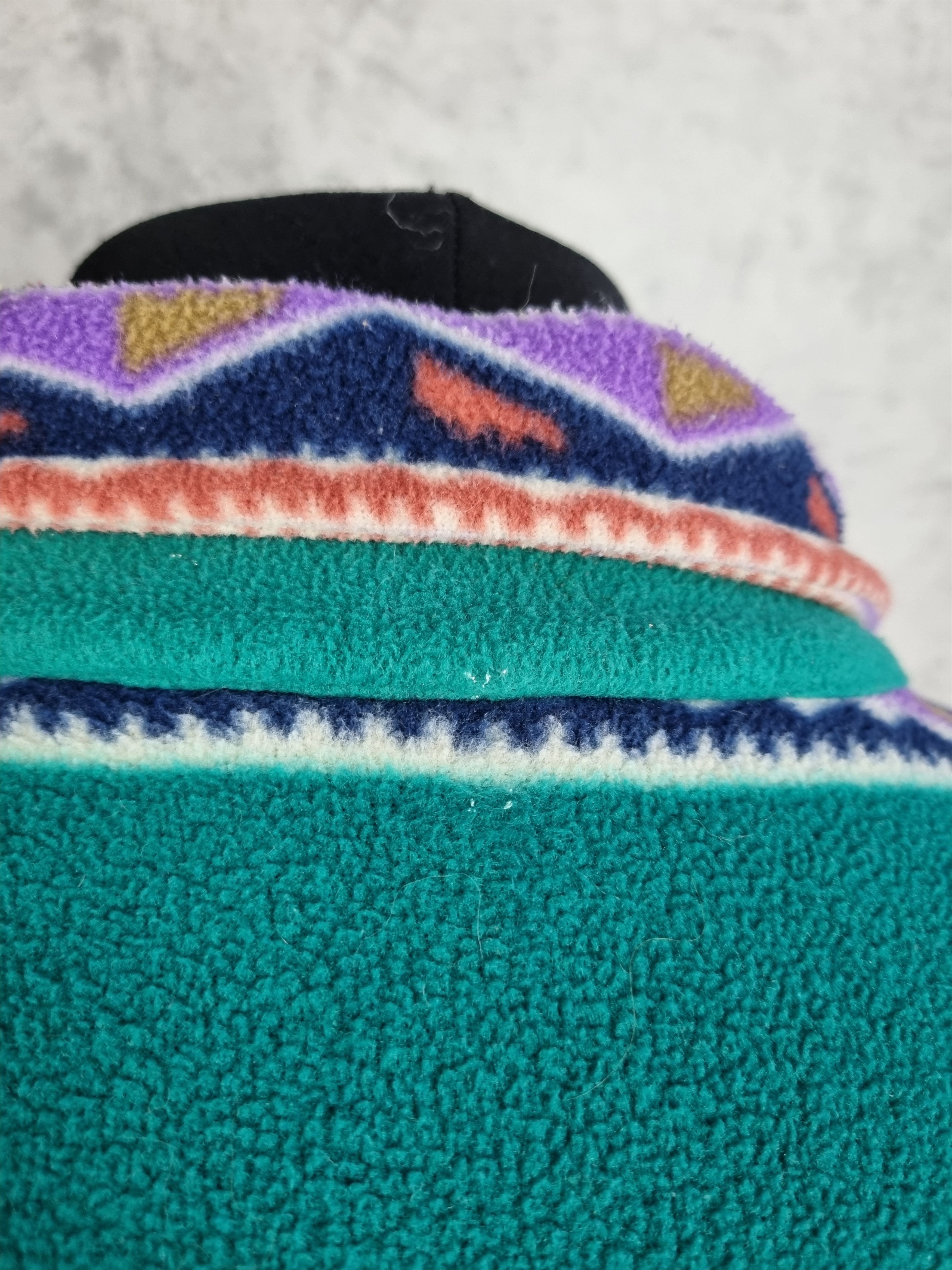 Sergio Tacchini × Vintage Vintage Sergio Tacchini Aztec Navajo Fleece Pullover Size US XL / EU 56 / 4 - 11 Thumbnail