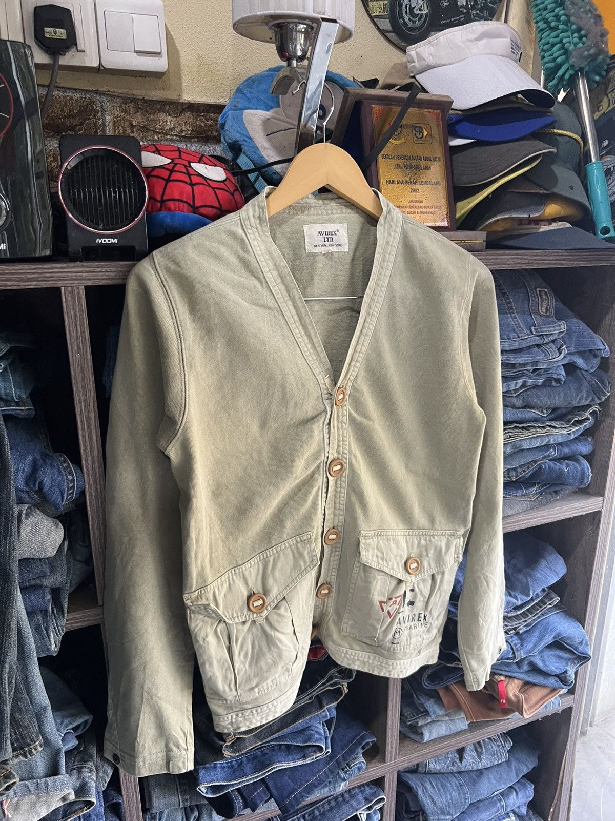 Avirex 🔥Vintage Avirex Marine Button Cardigan Size US XS / EU 42 / 0 - 8 Thumbnail