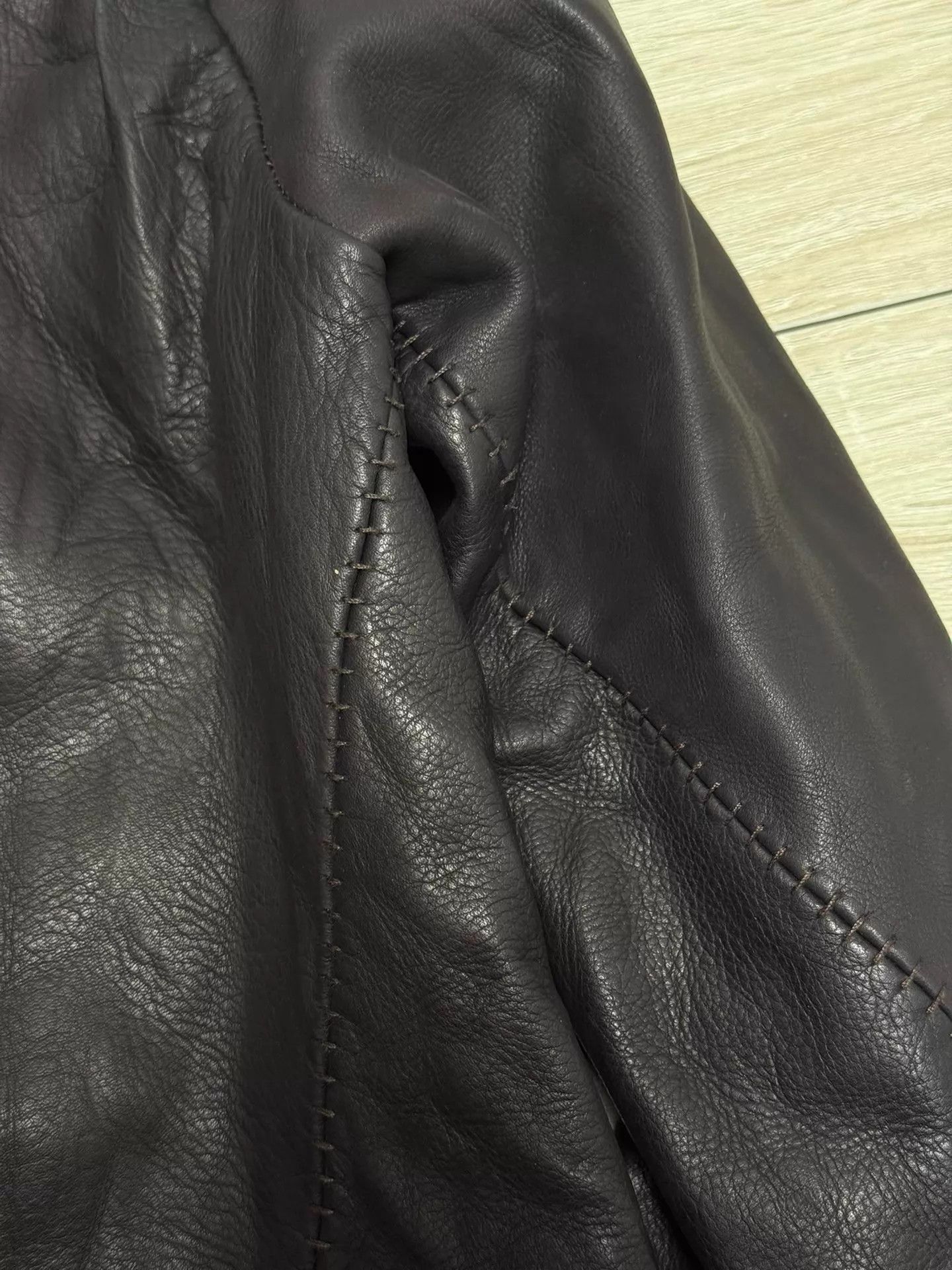Ma+ M.A+ by Maurizio Amadei Silver Cross Leather Jacket sz52 Size US L / EU 52-54 / 3 - 5 Thumbnail