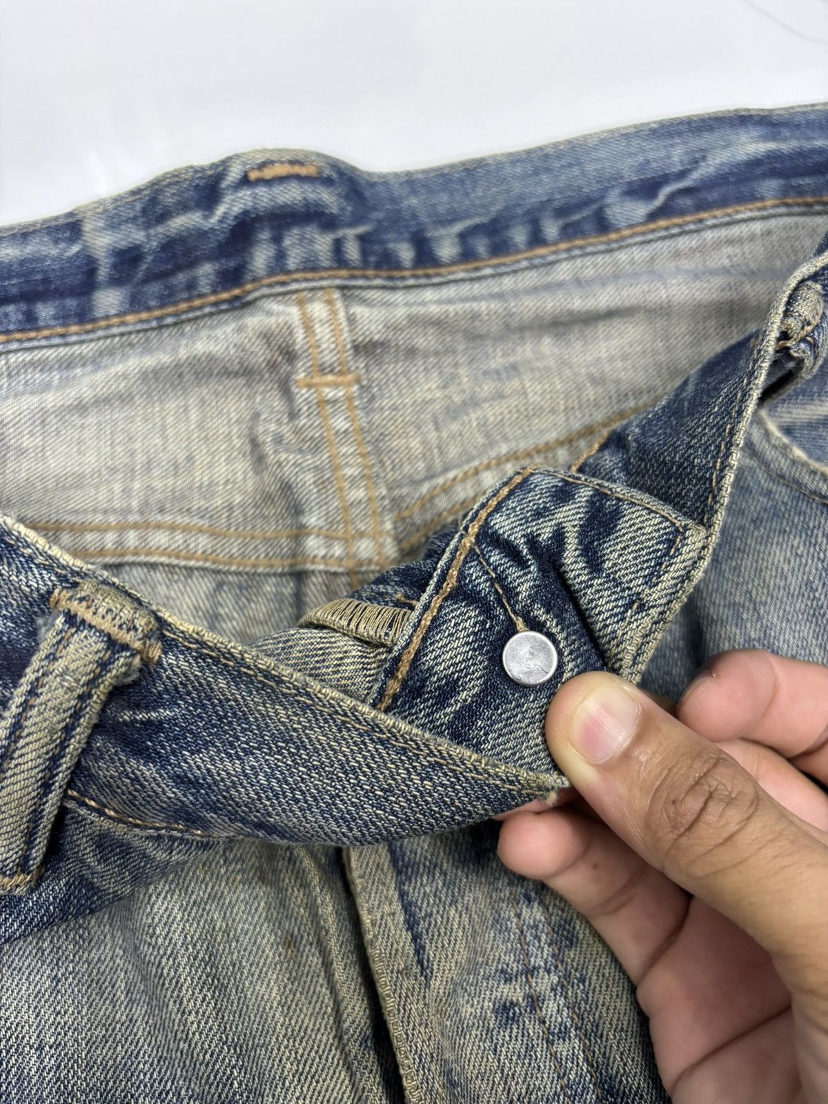 Levi's × Undercover 🔥LEVIS 501 THRASHED MUD WASH RUSTY DISTRESS UNDERCOVER STYLE Size US 36 / EU 52 - 12 Thumbnail