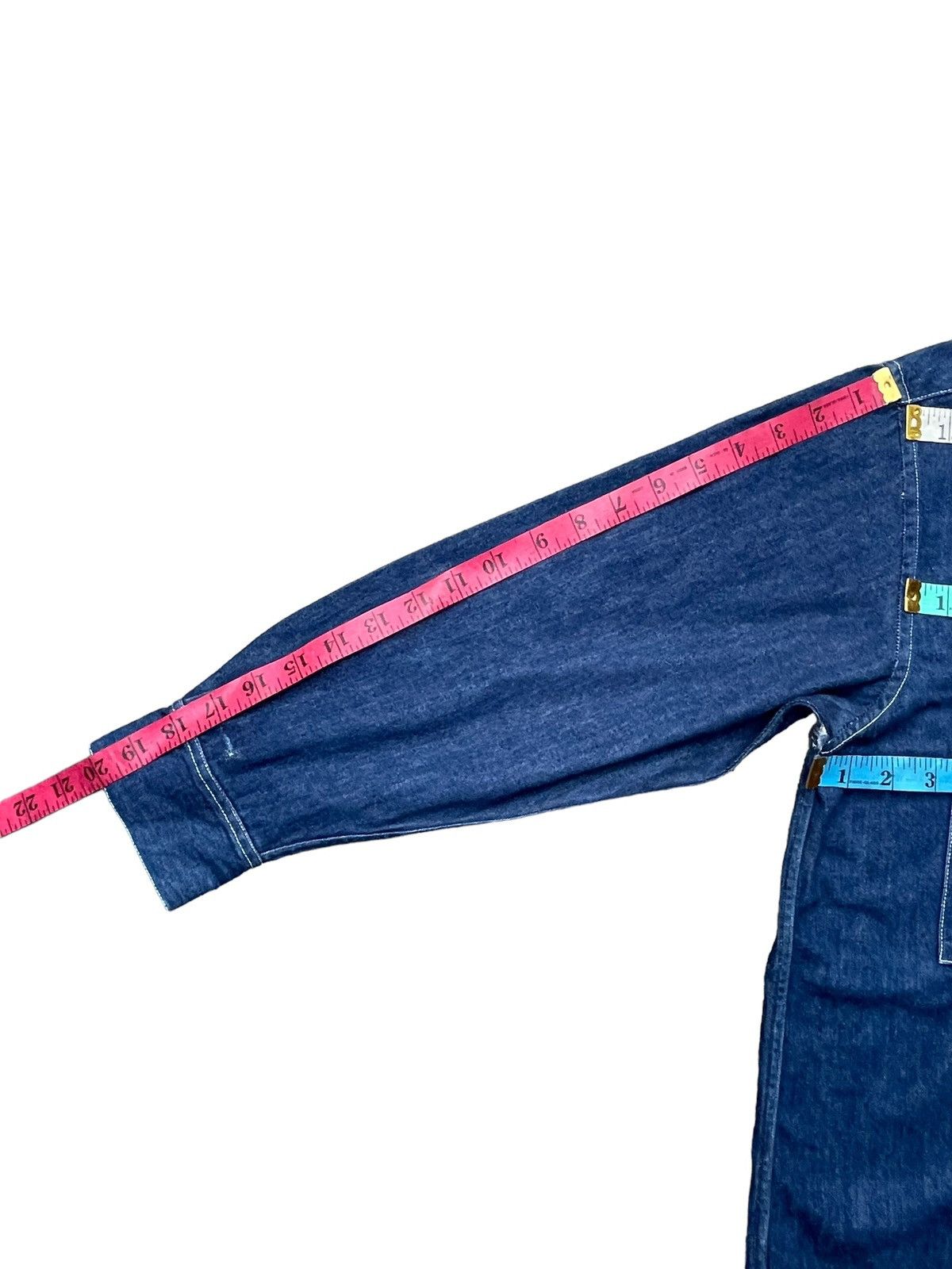 Japanese Brand × Vintage Vintage Flandre Denim Shirt Size US M / EU 48-50 / 2 - 11 Thumbnail