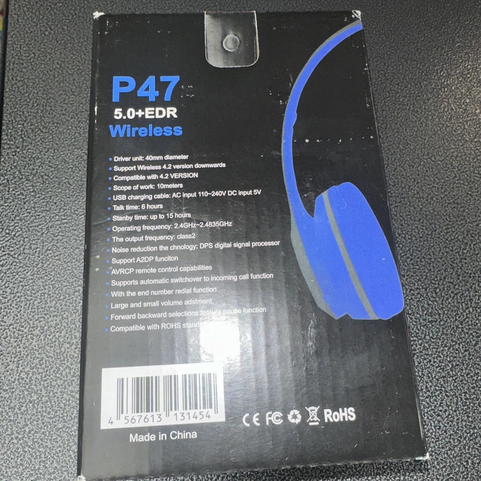 The Unbranded Brand Wireless Bluetooth Headphones Noise Cancelling Over-Ear 5.1 Size ONE SIZE - 3 Thumbnail
