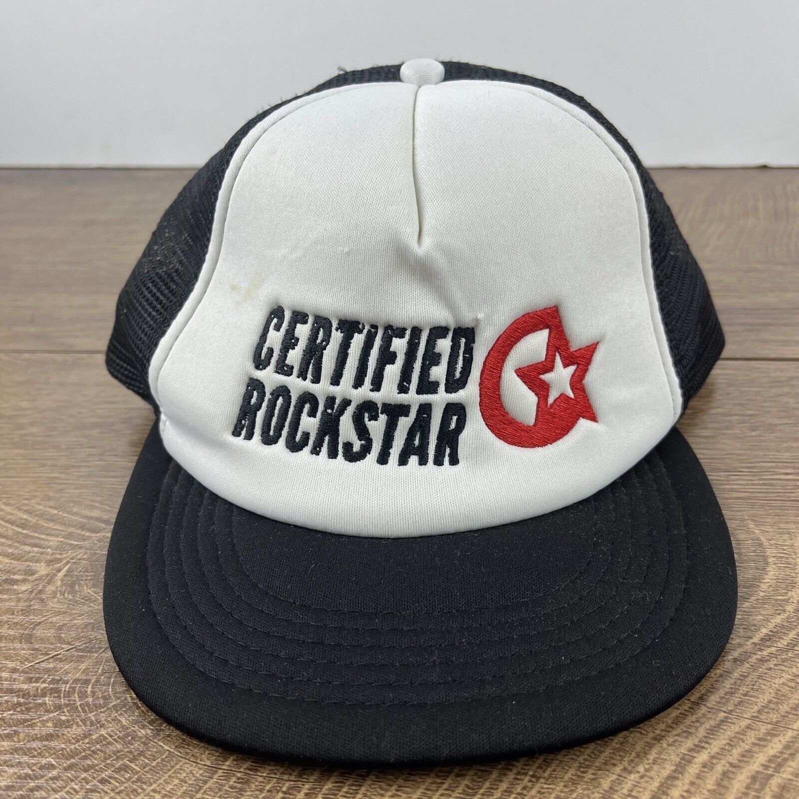 Other Certified Rockstar Hat Snapback Hat White Adjustable Hat Adu Size ONE SIZE - 3 Thumbnail