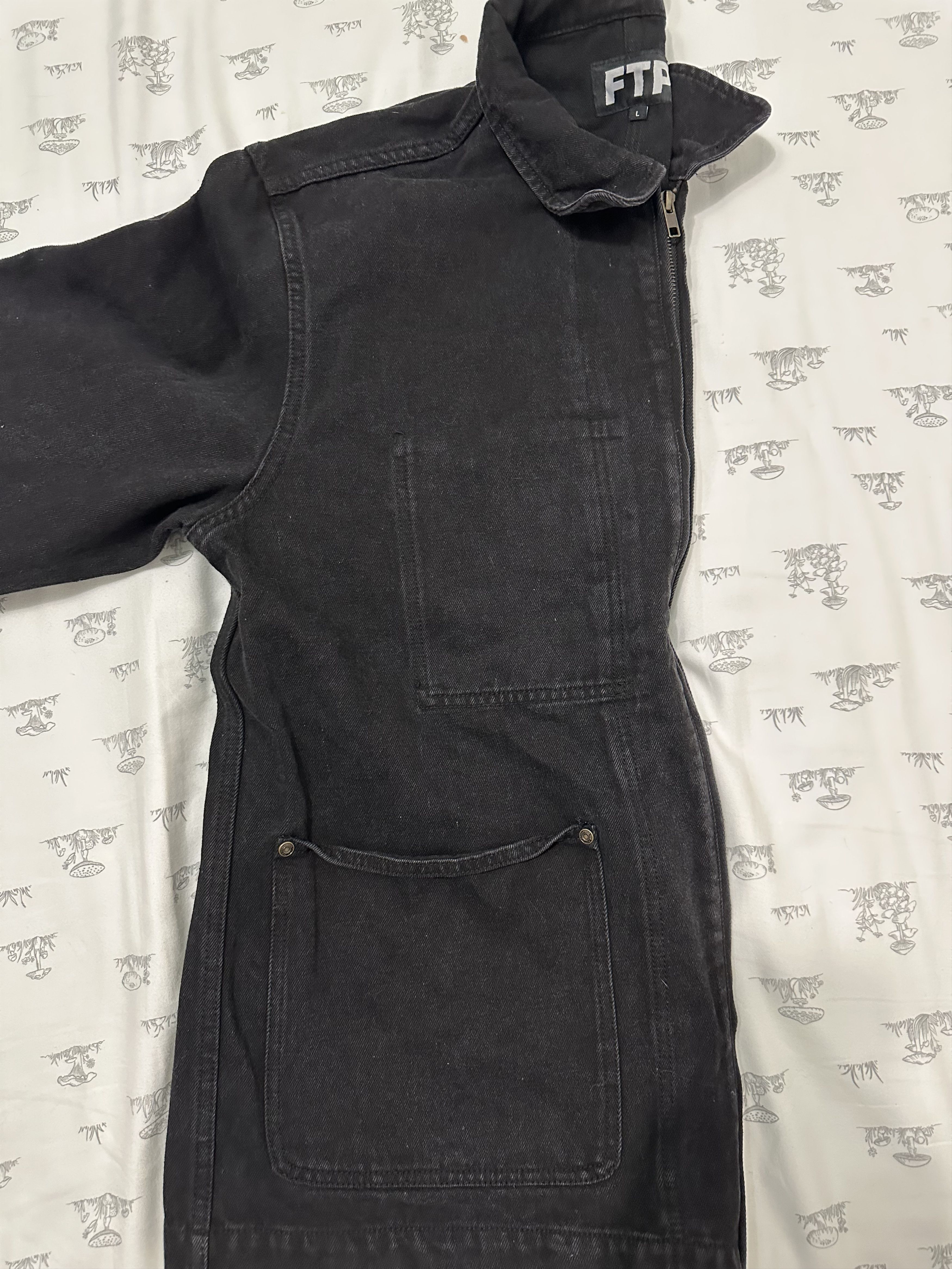 Fuck The Population FTP Black Denim Chore Jacket Size US L / EU 52-54 / 3 - 4 Thumbnail