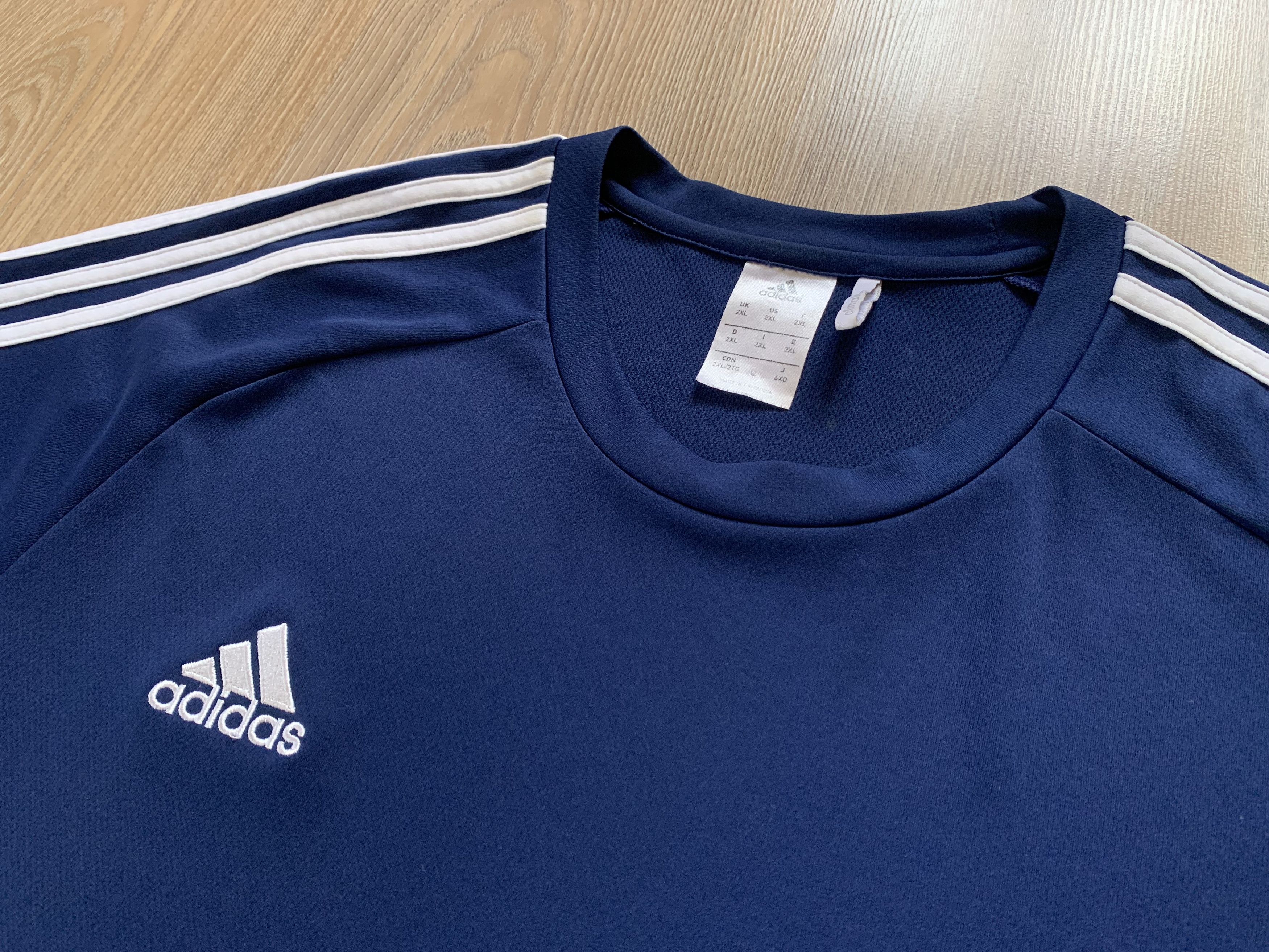 Adidas Adidas Climalite Blue Sport Training T-Shirt Size US XXL / EU 58 / 5 - 4 Thumbnail