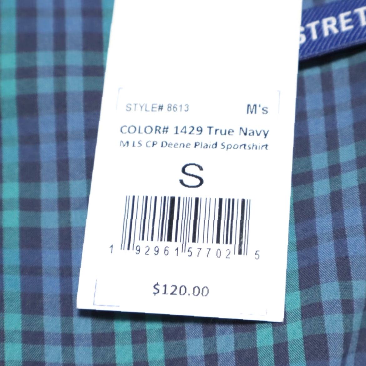 Southern Tide Southern Tide Shirt Deene Coastal Passage Stretch Navy Plaid Long Sleeve Button Down Mens S Size US S / EU 44-46 / 1 - 6 Thumbnail