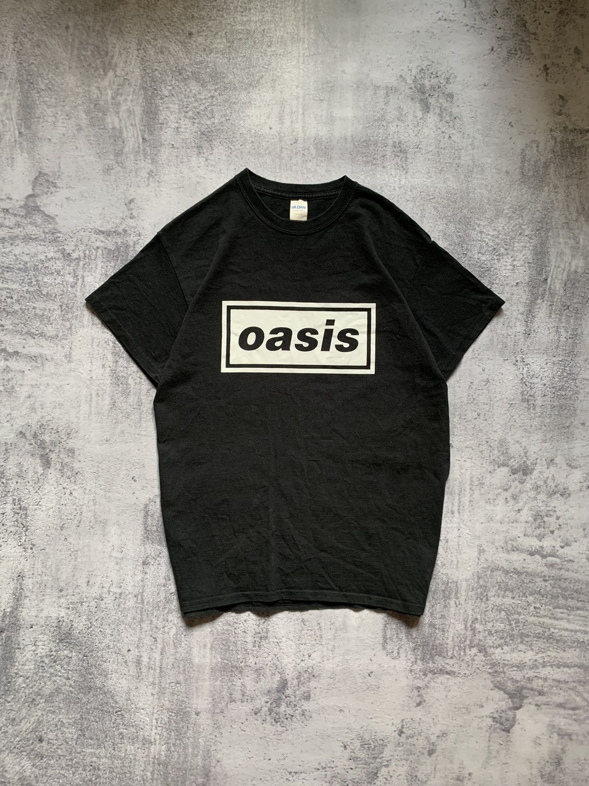 Band Tees Oasis Vintage T Shirts Y2K Box Big Center Logo Size US M / EU 48-50 / 2 - 1 Thumbnail