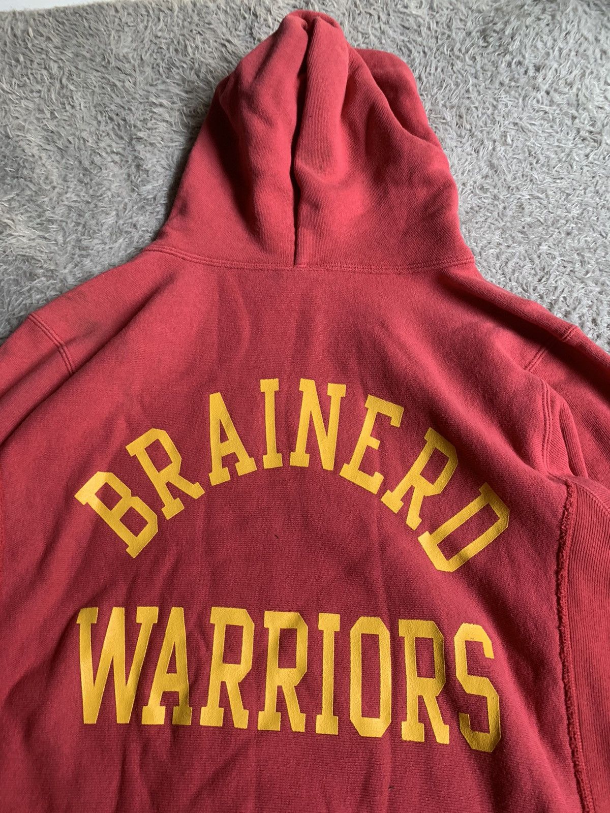 Vintage Vintage 70s Champion Reverse Weave Brainerd Warriors Hoodie Size US M / EU 48-50 / 2 - 9 Thumbnail