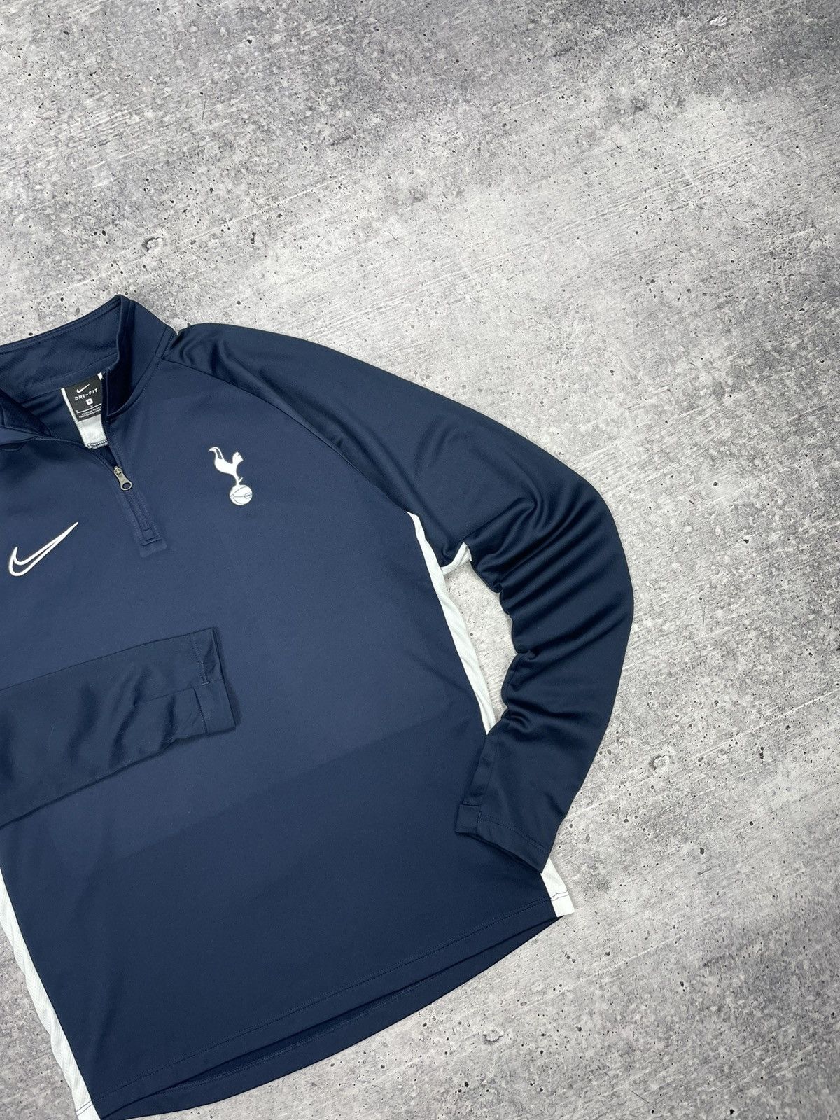 Nike × Vintage Vintage Nike Tottenham Y2K Style Training Zip Sweatshirt Size US S / EU 44-46 / 1 - 2 Thumbnail