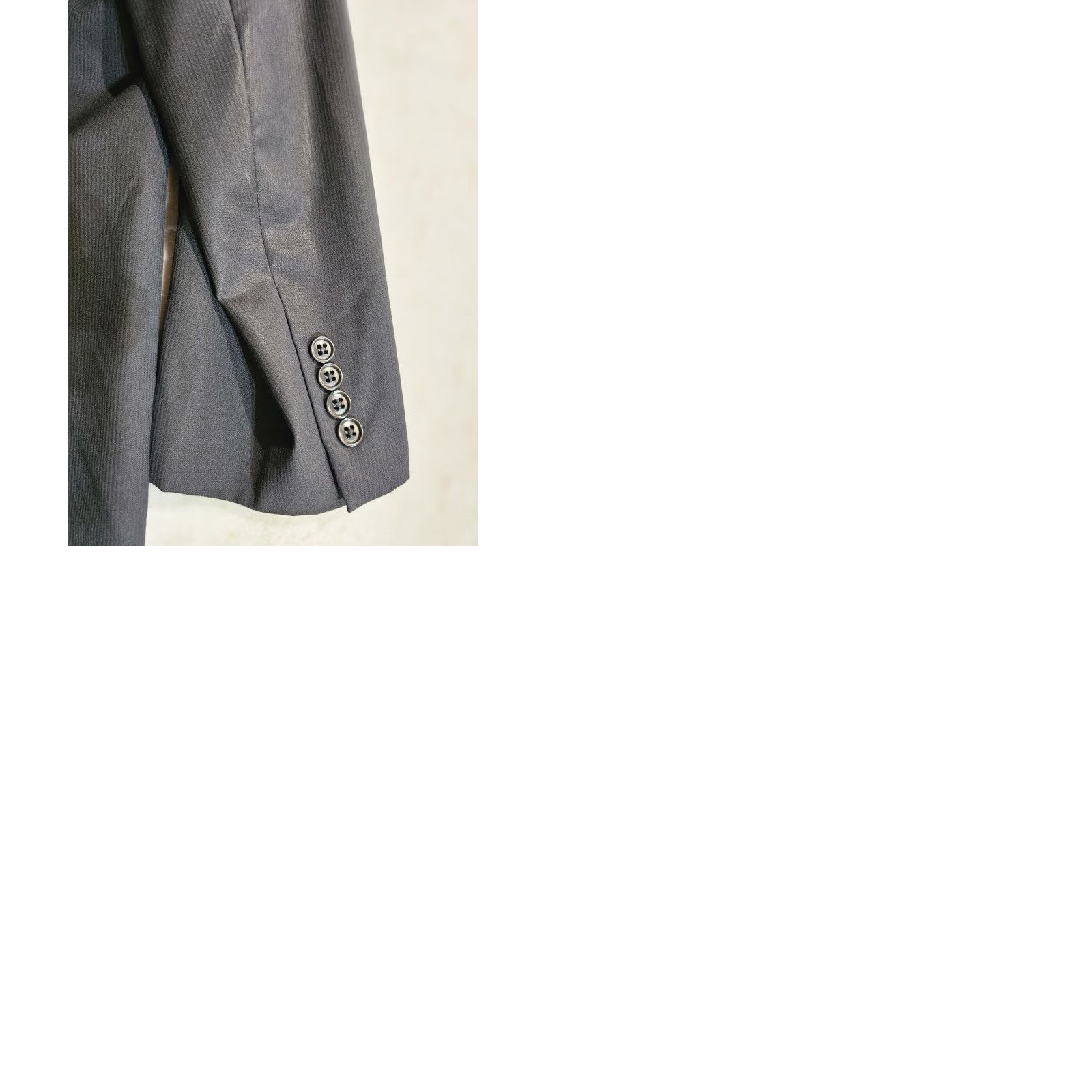 Calvin Klein VINTAGE Calvin Klein Signature Navy Blue Wool 2pc Suit Mens Sz 48 Reg Pants 43 Reg Black Navy Blue 100% Wool 2 Piece Suit Mens Sz 48 Reg Pants 43 Reg Size 48R - 11 Thumbnail