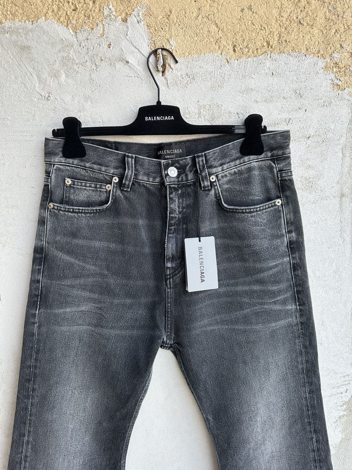 Balenciaga [XS] Fall22 The Lost Tape Gray flared jeans Size US 31 - 3 Thumbnail