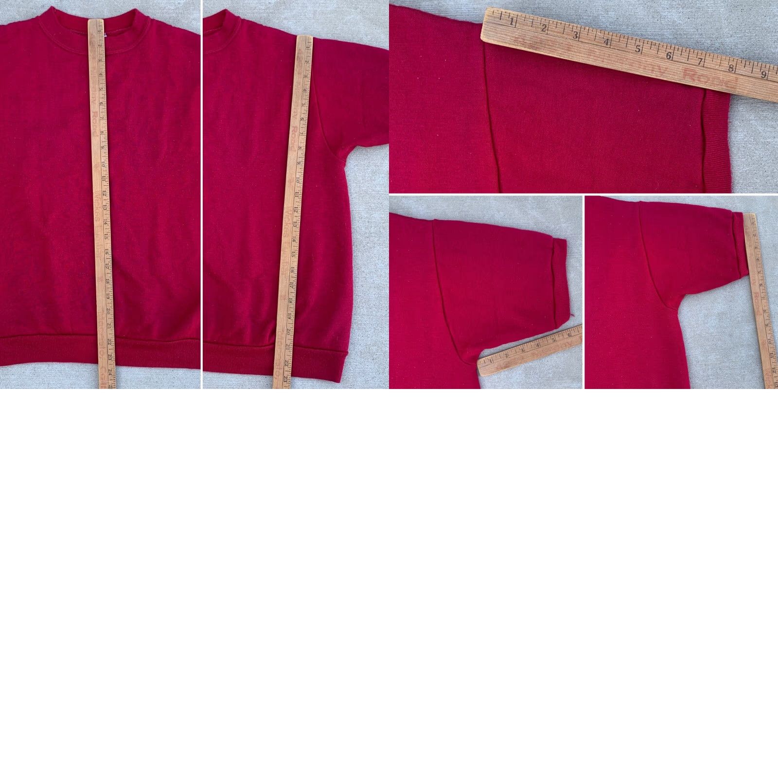 Vintage VINTAGE Towncraft Sweatshirt Short Sleeve Red L 42 44 Acrylic Fiber Pullover Men Vintage USA College Retro 50s 60s Size US L / EU 52-54 / 3 - 11 Thumbnail