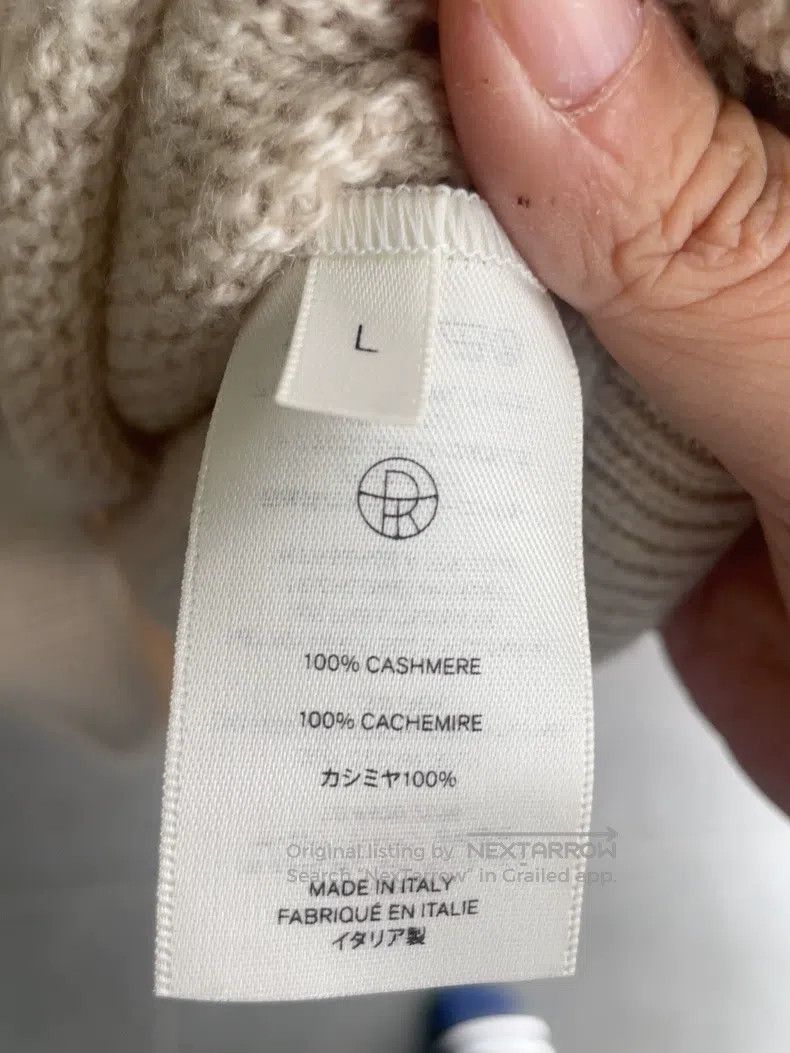 The Row The row All cashmere knitted long sleeves Size L / US 10 / IT 46 - 1 Thumbnail