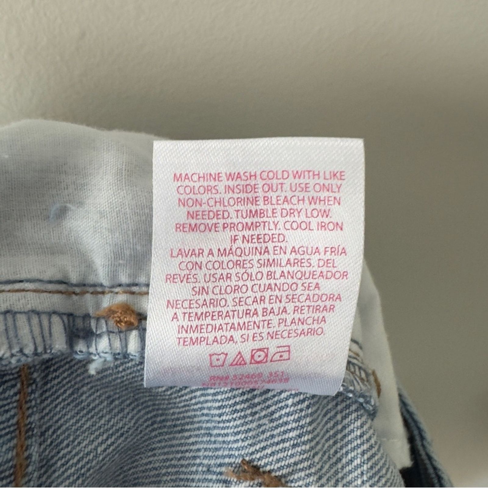 Other No Boundaries Distressed Paint Splatter Light Wash Jeans EUC Size 27" / US 4 / IT 40 - 10 Thumbnail