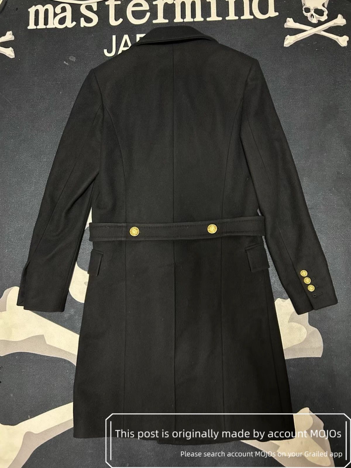 Balmain Sz 46 Balmain Classic Double Breasted Wool Coat Gold Button Size US S / EU 44-46 / 1 - 4 Thumbnail