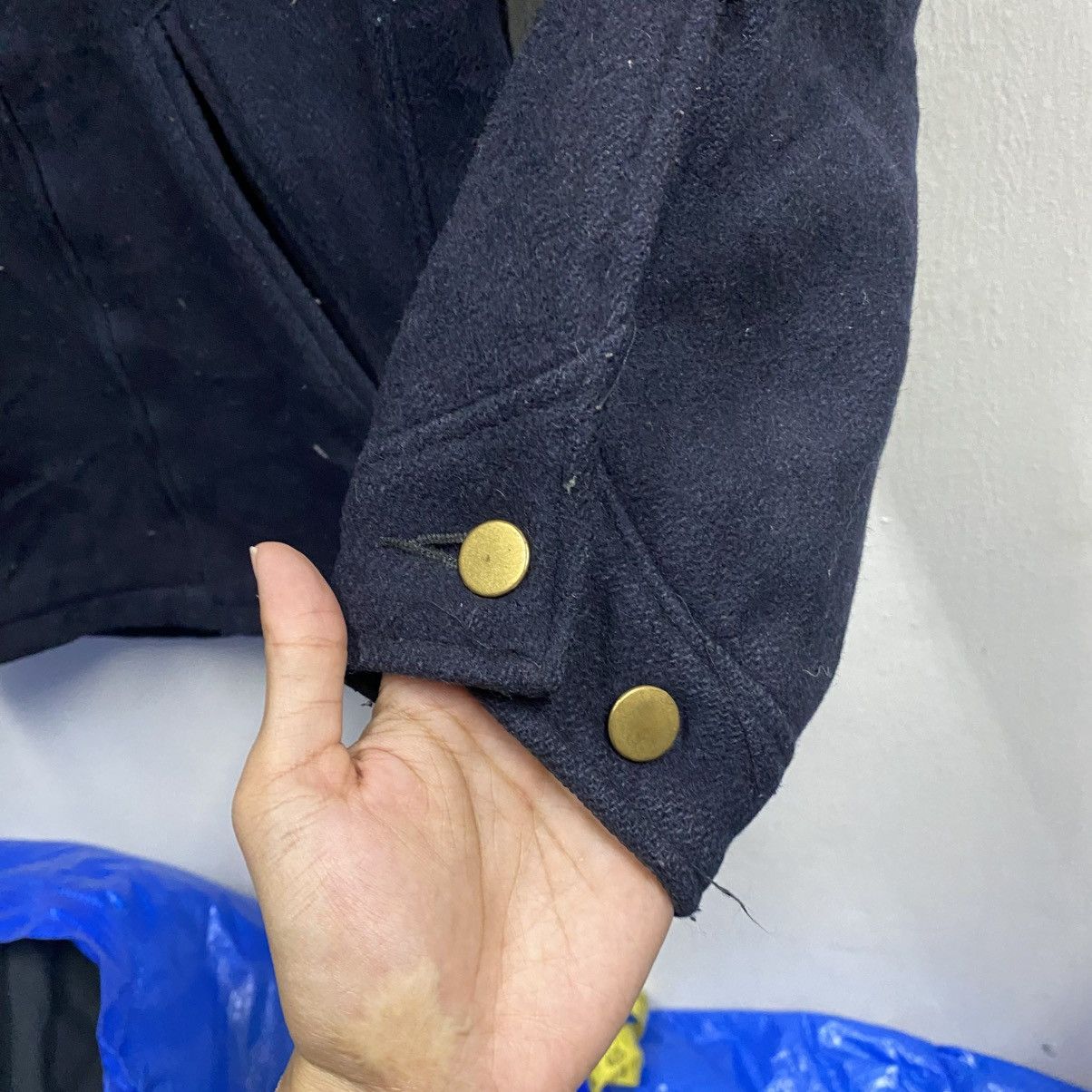 I. Spiewak And Sons Vintage I. Spiewak & Sons Golden Fleece Navy Wool Jacket USA Size US M / EU 48-50 / 2 - 7 Thumbnail