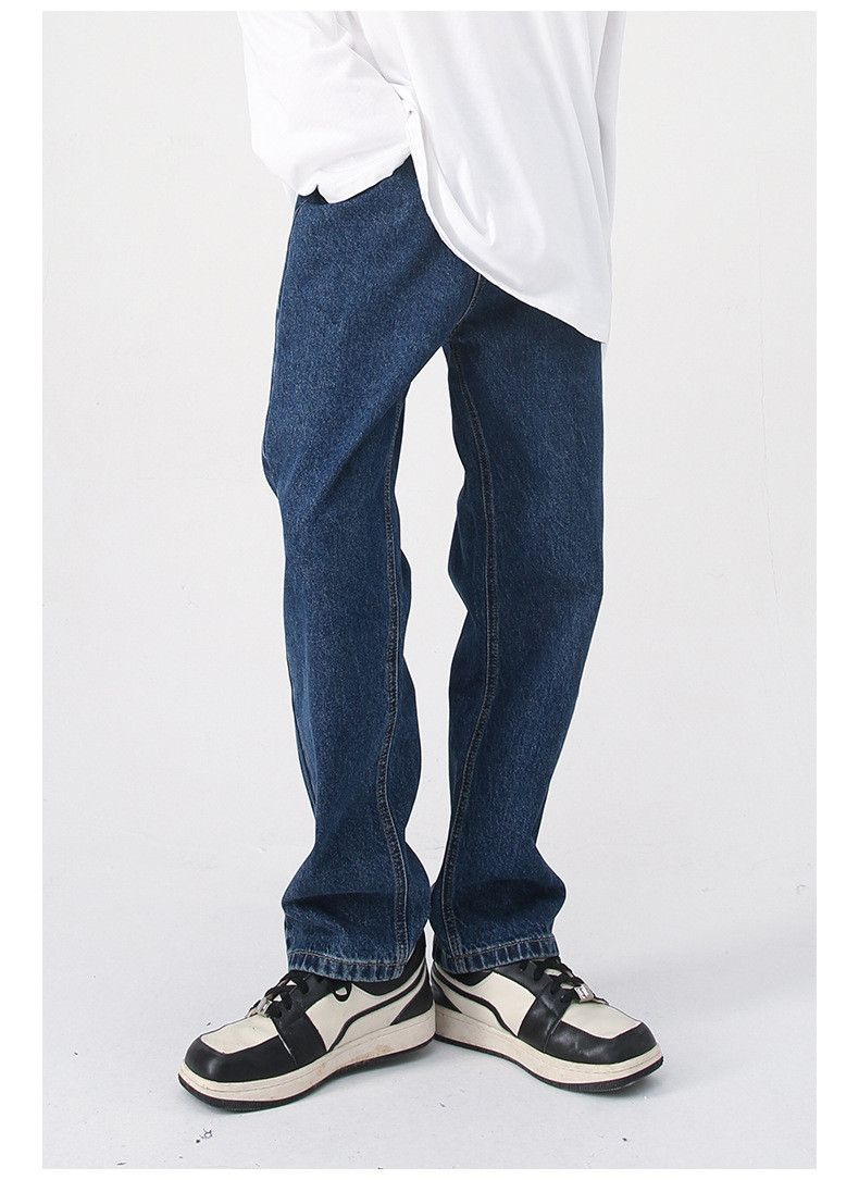 Japanese Brand × Jean Japanese retro casual loose washed straight jeans Size US 32 / EU 48 - 2 Thumbnail