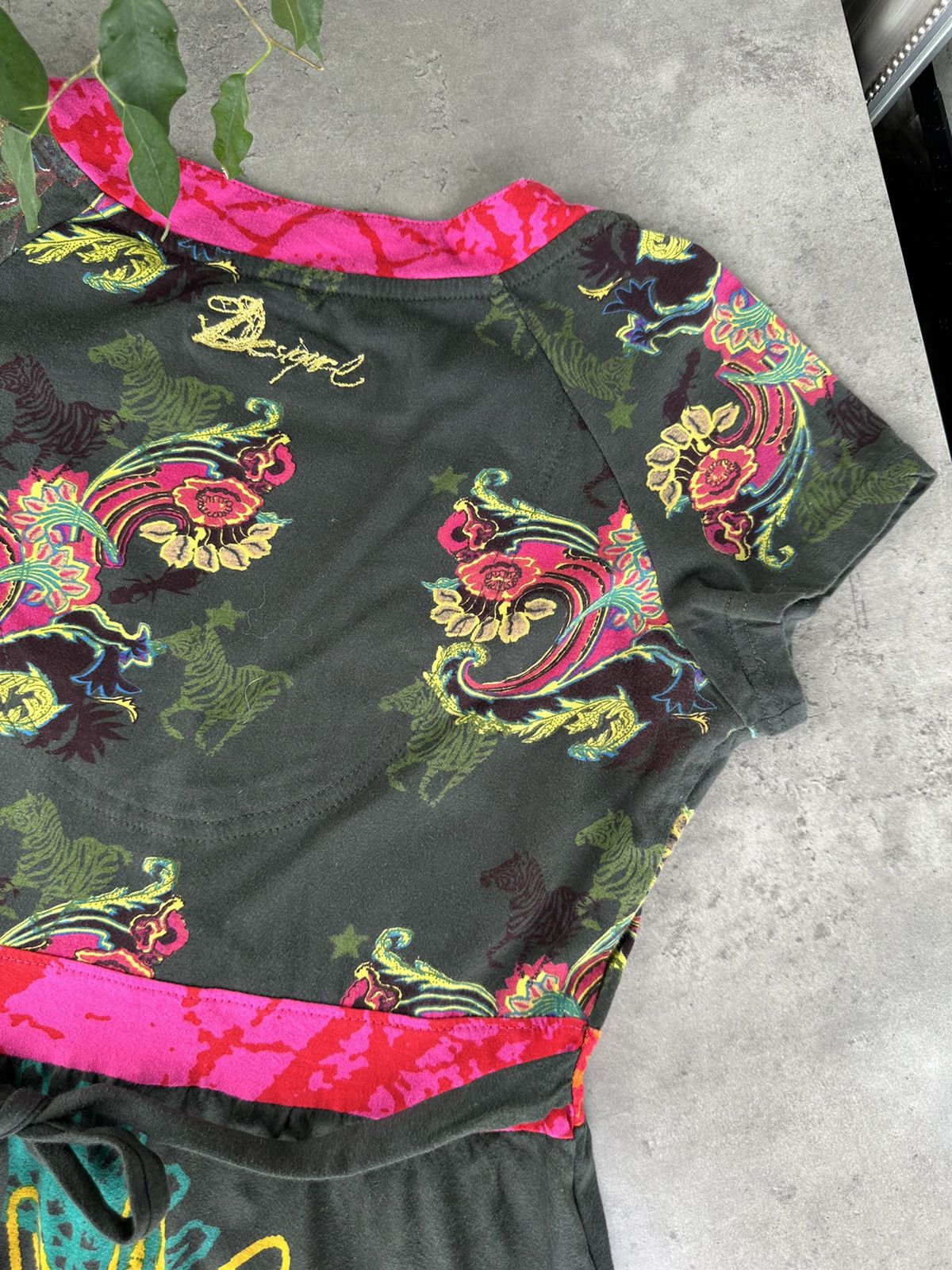 Desigual Desigual Multicolor Printed Dress Size M / US 6-8 / IT 42-44 - 9 Thumbnail