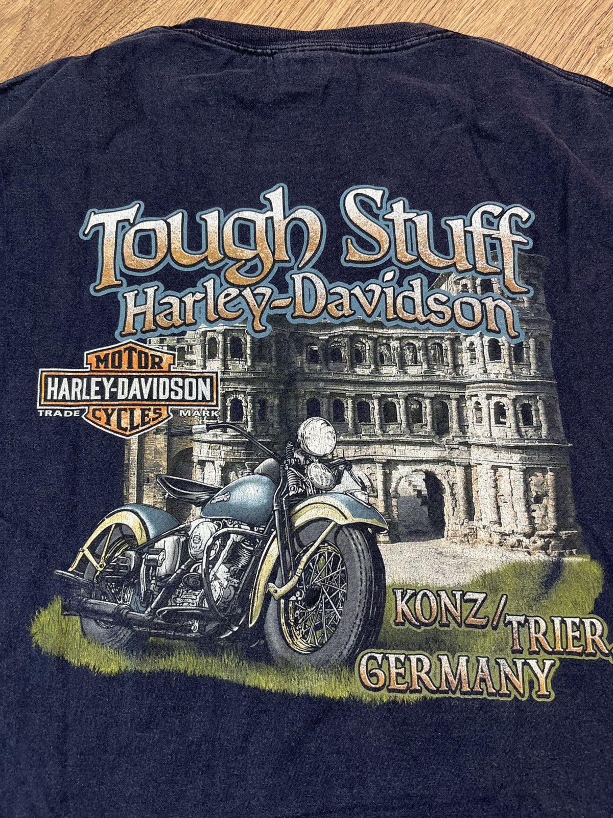 Vintage Harley Davidson Vintage T Shirt Germany Size US XL / EU 56 / 4 - 7 Thumbnail