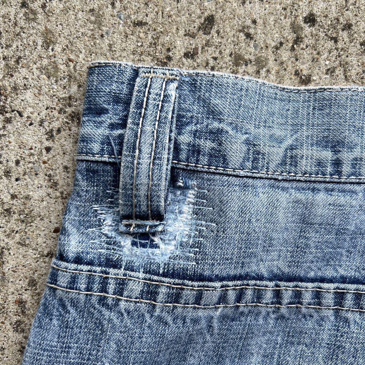 Japanese Brand × Southpole Crazy Vintage 90’s Jnco Style Patches Baggy Blue Jeans USA Size US 34 / EU 50 - 10 Thumbnail