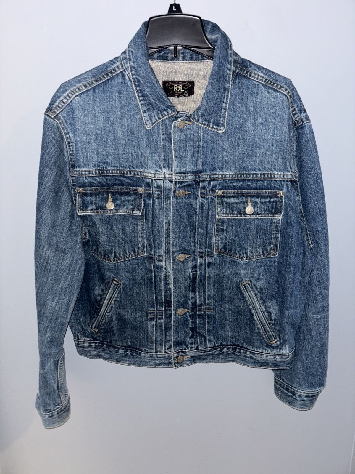 Polo Ralph Lauren × Ralph Lauren Double R Ralph Lauren Denim Jacket Size US L / EU 52-54 / 3 - 13 Thumbnail