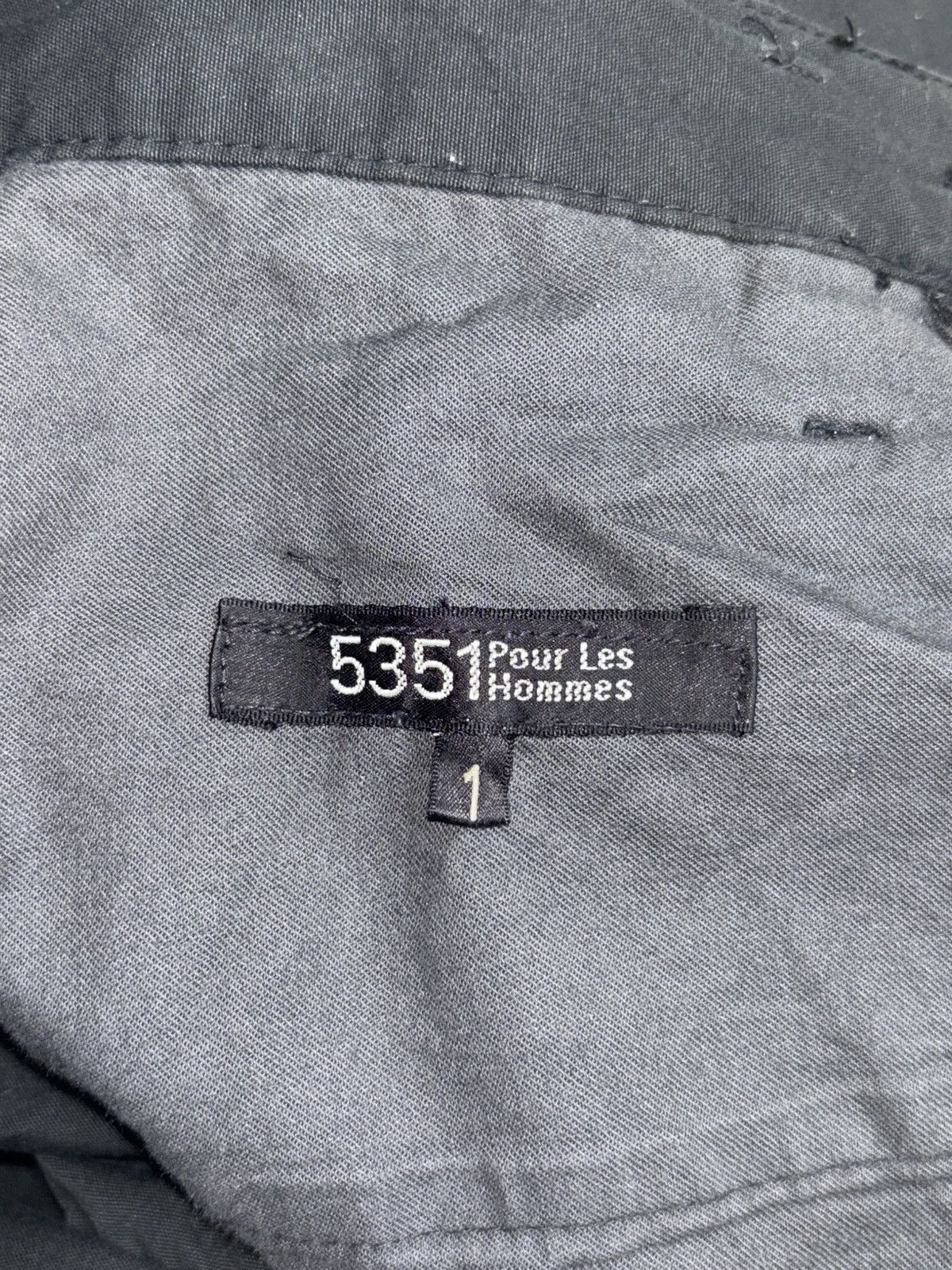5351 POUR LES HOMMES 5351 Pour Les Hommes Black Pants Size US 26 / EU 42 - 15 Thumbnail