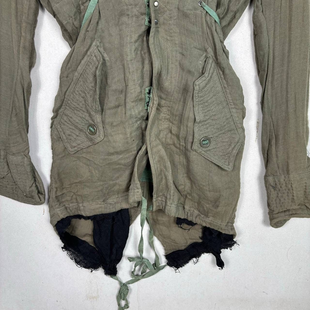 Le Grande Bleu (L.G.B.) Vintage Bernings Army Distressed Parka Jacket Size US M / EU 48-50 / 2 - 6 Thumbnail