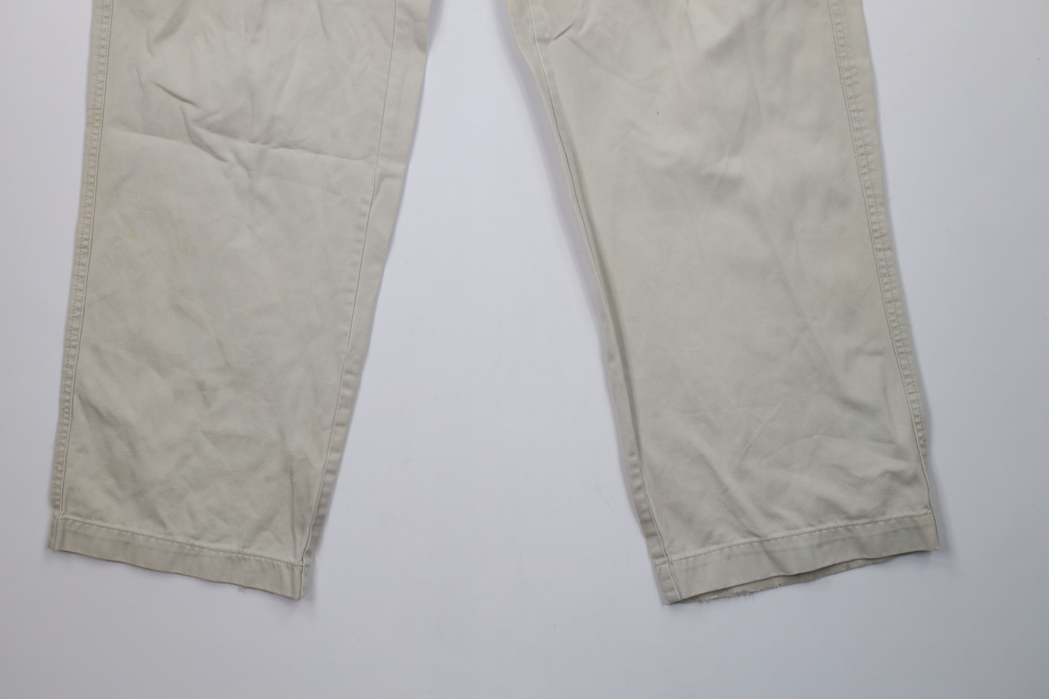 Gap × Vintage Vintage 90s Y2K Gap Baggy Wide Leg Cargo Pants Beige Cotton Size US 34 / EU 50 - 3 Thumbnail