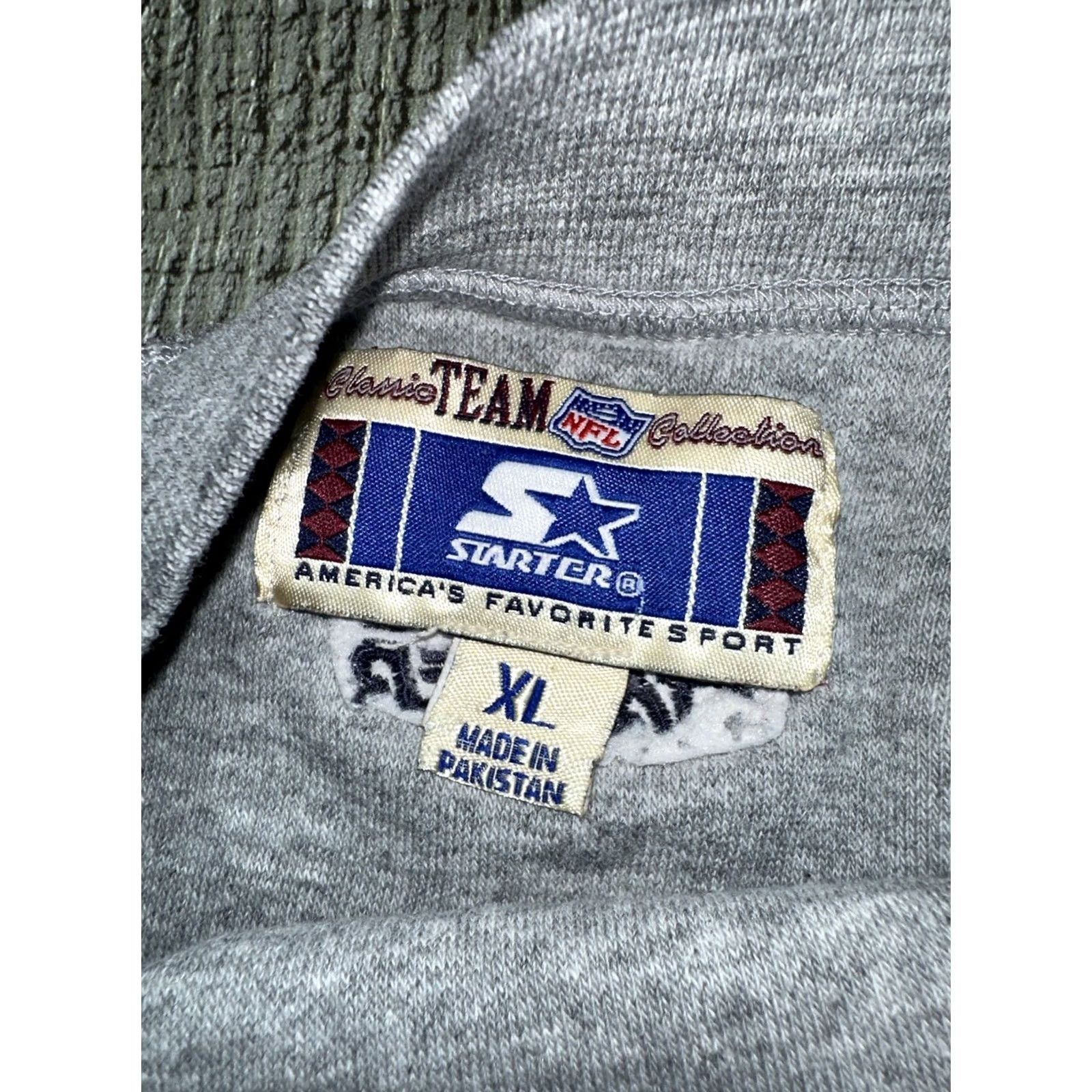 Starter VINTAGE Starter Men’s Sweatshirt XL Gray Terrycloth Crewneck Pullover Shirt Mens Size US XL / EU 56 / 4 - 5 Thumbnail
