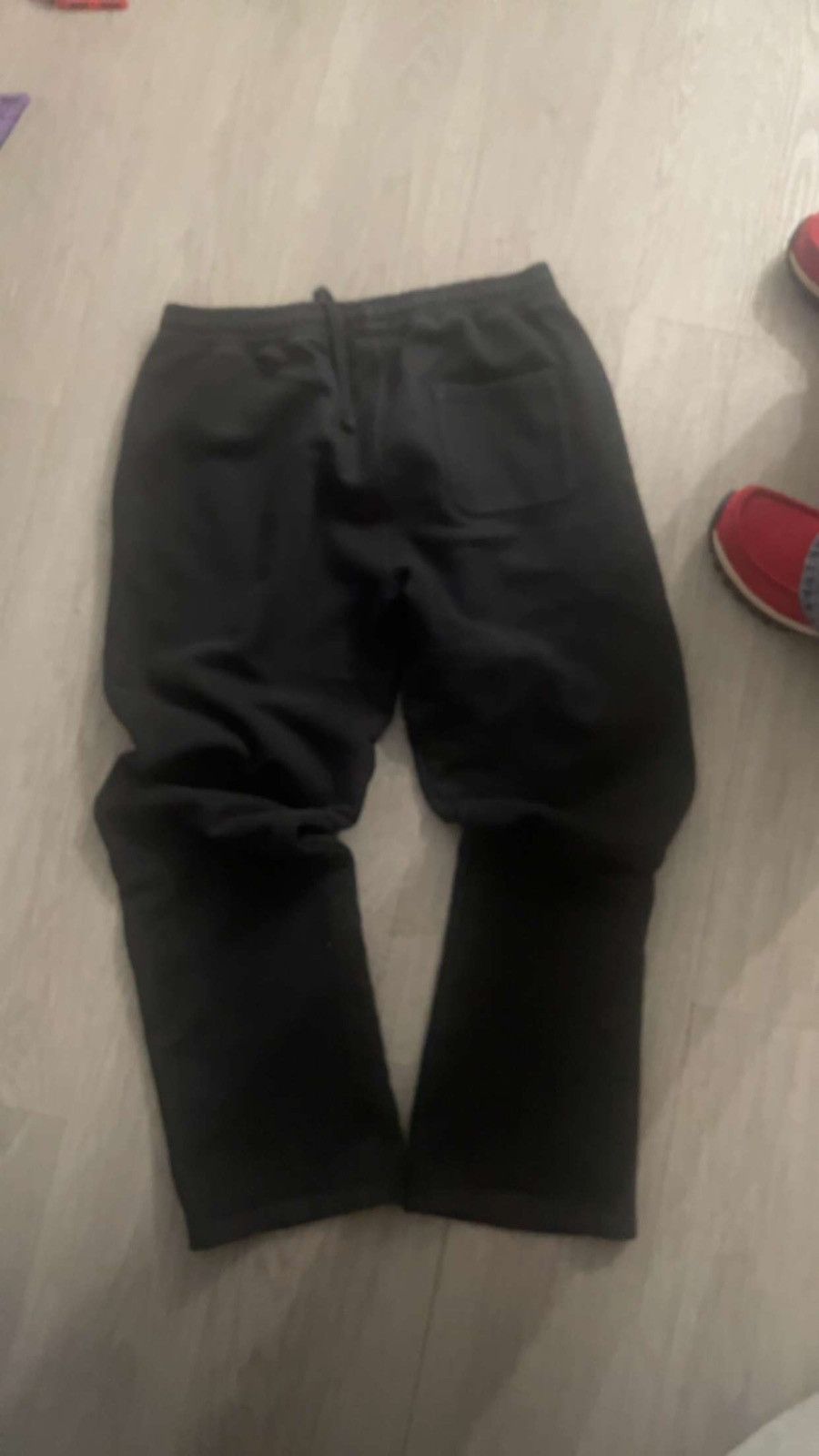 October's Very Own BLACK COLLEGIATE OPEN-HEM SWEATPANT Size US 34 / EU 50 - 2 Thumbnail