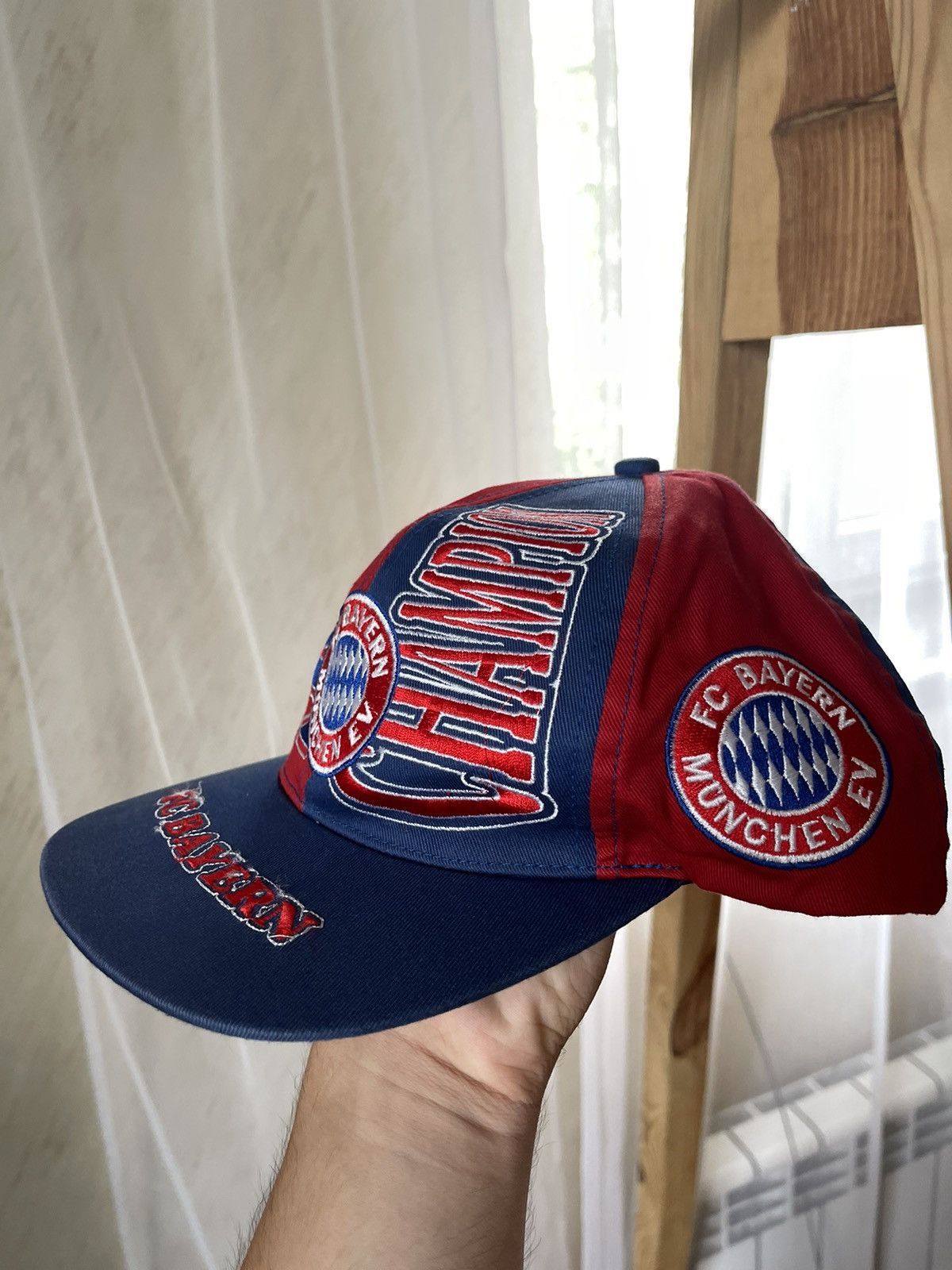 Vintage Retro FC Bayern Munchen Vintage 90s Embroidered Soccer Cap Size ONE SIZE - 2 Thumbnail