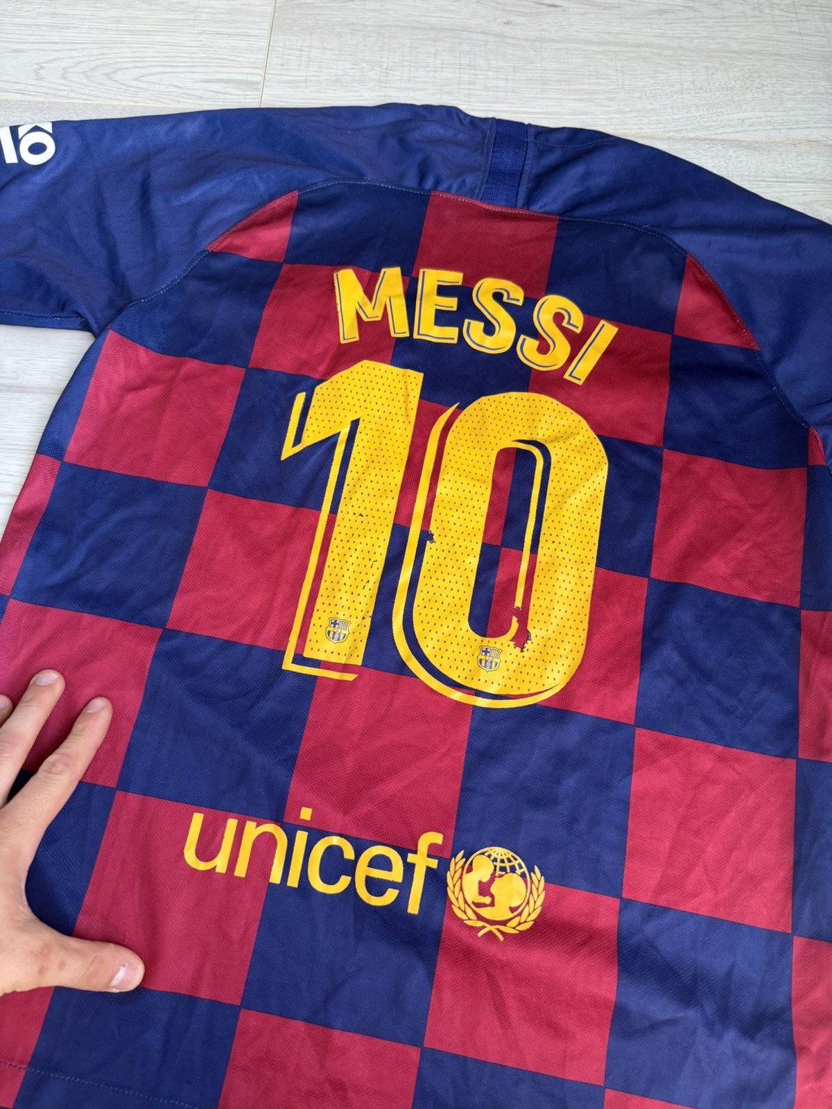 Hypebeast Soccer jersey Barcelona nike messi 10 shirt Size US M / EU 48-50 / 2 - 5 Thumbnail