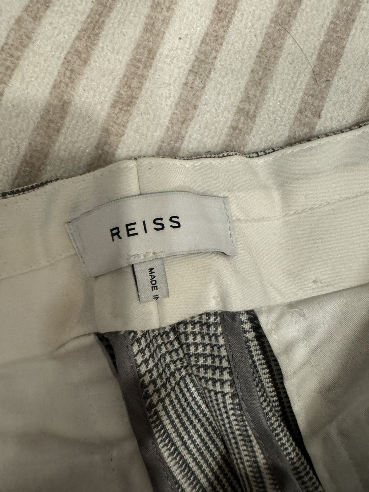 Reiss NEW Men’s Reiss Matinee Slim Power Trouser Grey 34 Waist Size 34R - 5 Thumbnail