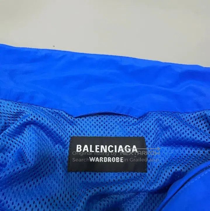 Balenciaga Balenciaga Blue Logo Embroidered Long Sleeve Jacket. Size US M / EU 48-50 / 2 - 5 Thumbnail