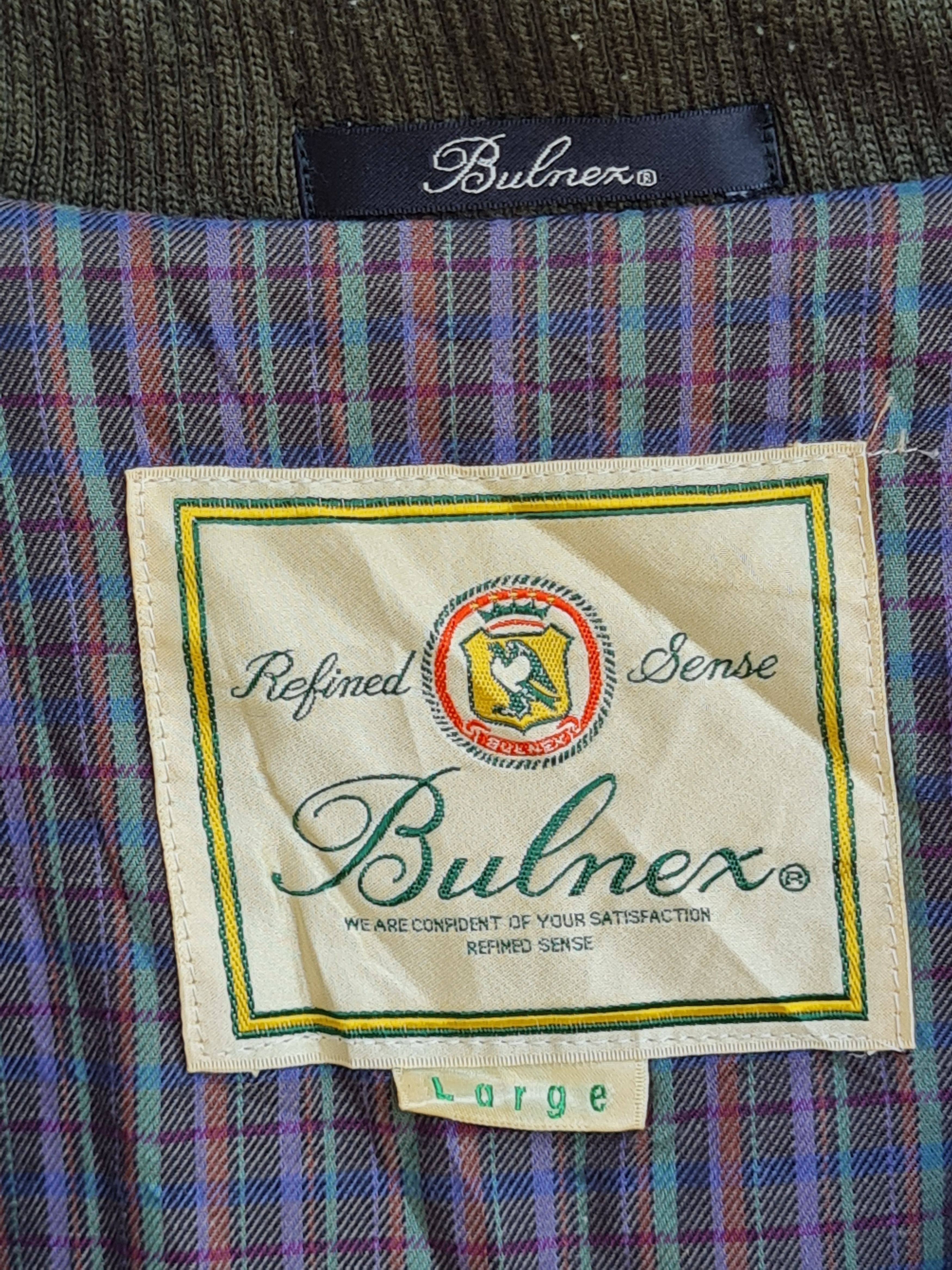 Japanese Brand × Vintage Bulnex Vintage Wool Jacket Bomber Style Size US L / EU 52-54 / 3 - 8 Thumbnail