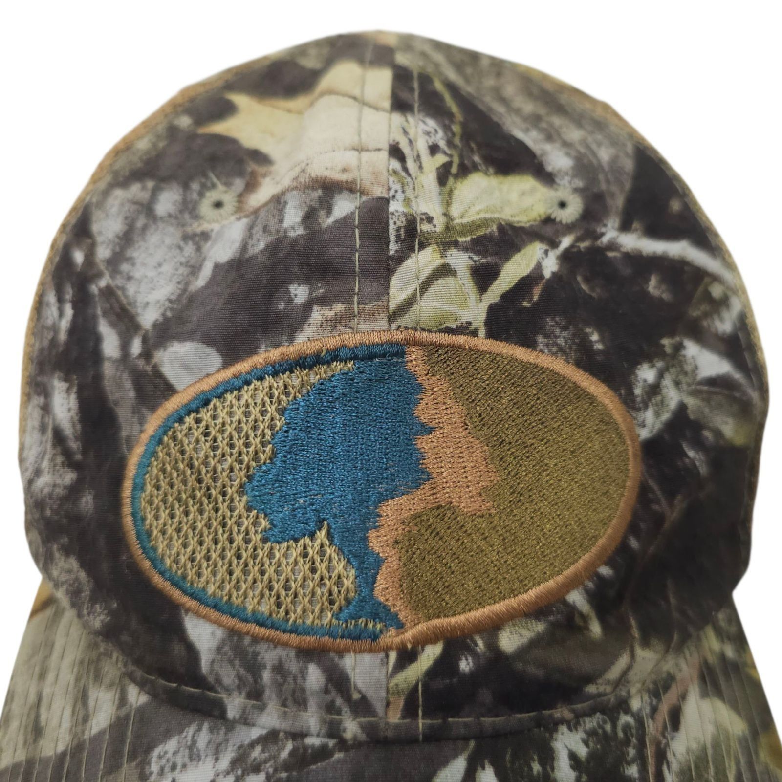 Signatures Mossy Oak Mesh Strapback Cap Hat Embroidered Logo Patch Size ONE SIZE - 7 Thumbnail