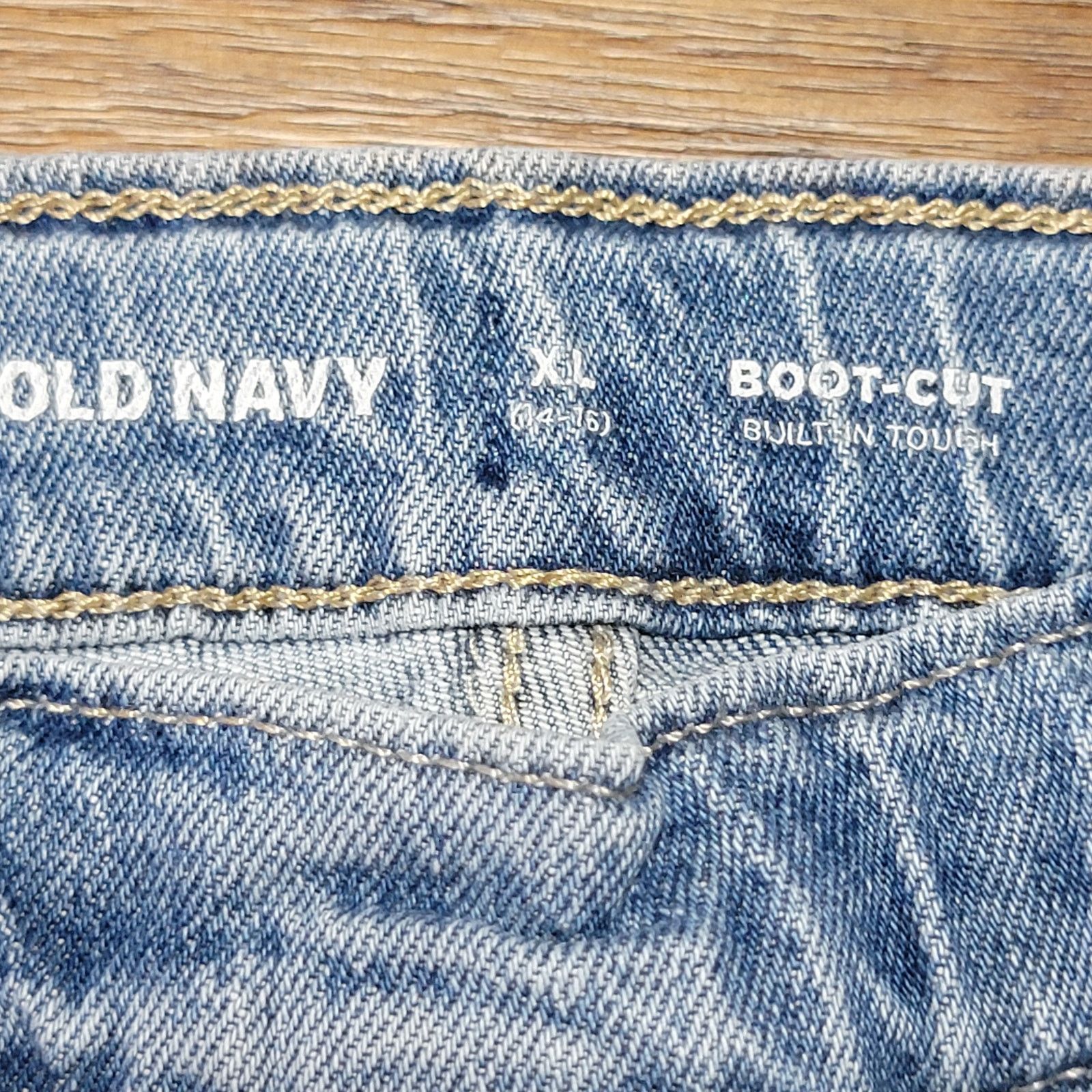 Old Navy Old Navy Juniors Boot-Cut Pull-On Jeans - Size XL (14-16) Size US 29 - 5 Thumbnail