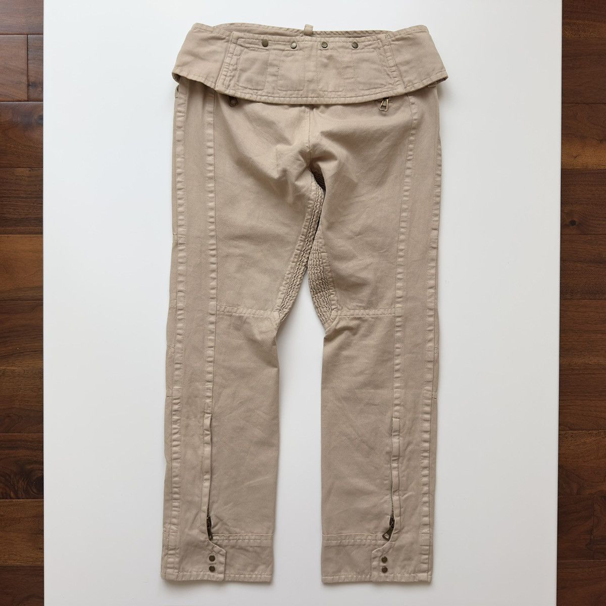 Dsquared2 Dsquared2 F/W 2002 Zip-Off Low Rise Moto Pants Size US 30 / EU 46 - 3 Thumbnail