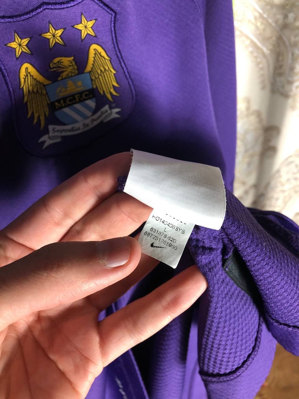Nike VINTAGE NIKE FC MANCHESTER CITY ENGLAND SOCCER JERSEY Y2K Size US L / EU 52-54 / 3 - 6 Thumbnail