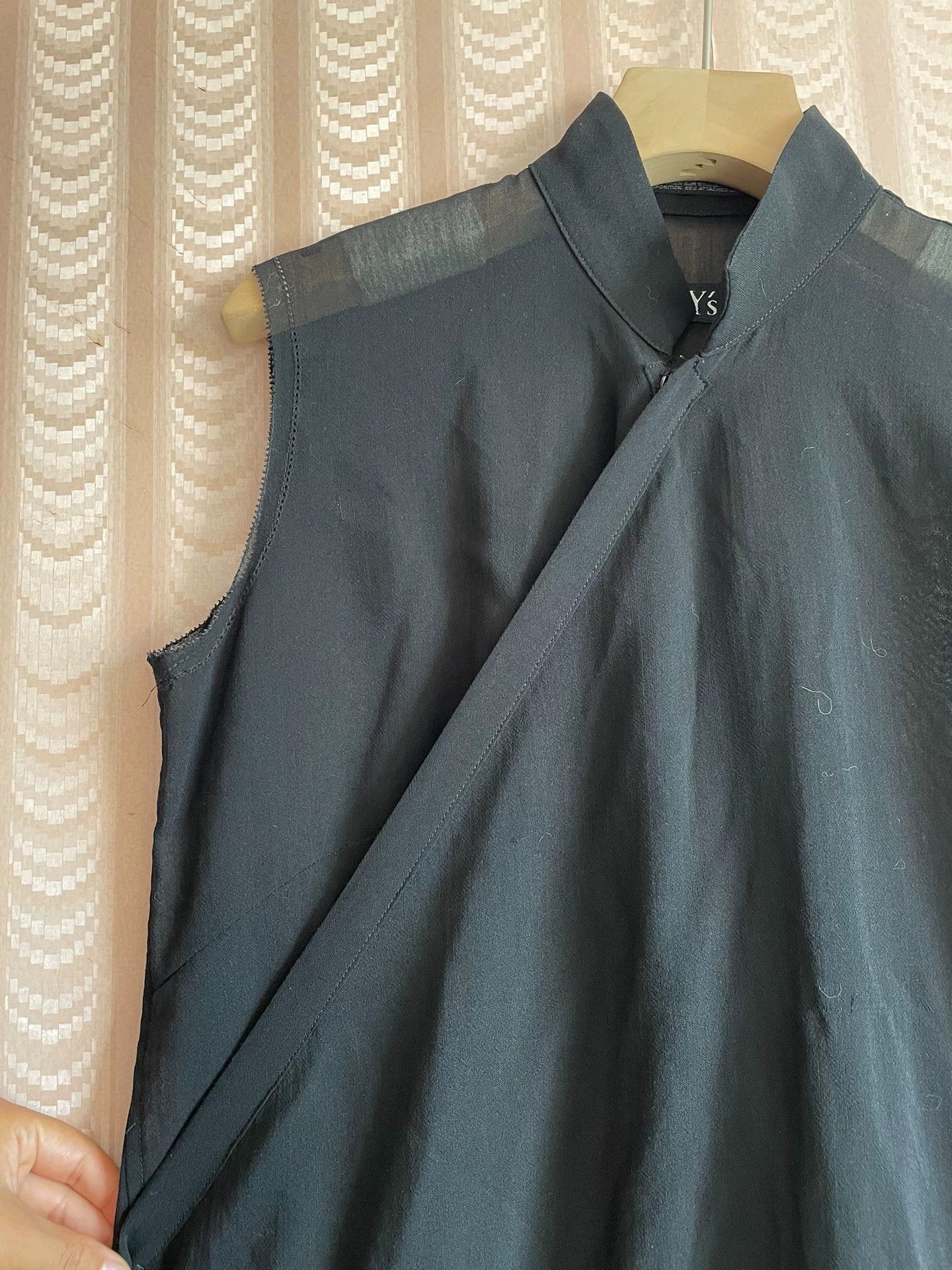 Yohji Yamamoto Yohji Yamamoto Vintage Black Sheer Mesh Cardigan Top Size L / US 10 / IT 46 - 4 Thumbnail