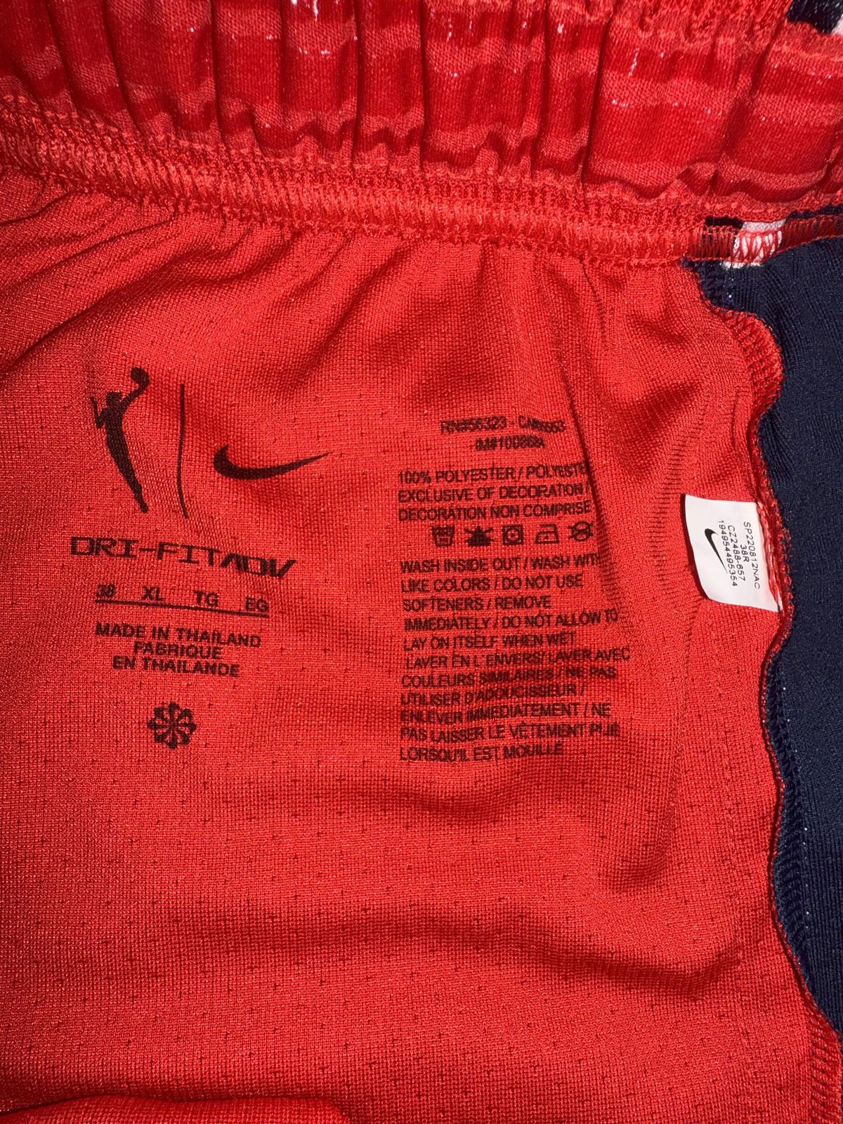 Nike Nike Women’s WNBA Washington Mystics Red Dri-Fit ADV Team Issued Shorts Size 36" / US 14 / IT 50 - 9 Thumbnail