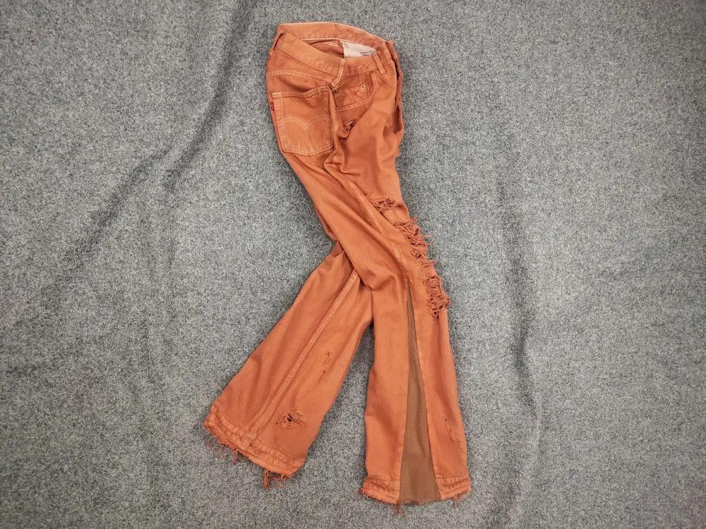 If Six Was Nine Vintage Levis 597 x if six was nine Flared Denim Jeans Y2K Size 29" - 1 Thumbnail