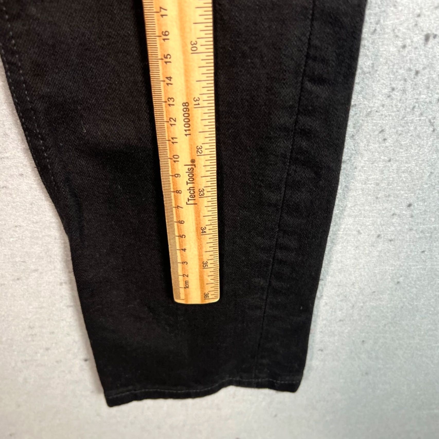 Frank And Oak Frank And Oak Womens Jeans Slim Black 27 High Rise 5-Pocket Denim Cotton Blend Size 27" / US 4 / IT 40 - 7 Thumbnail