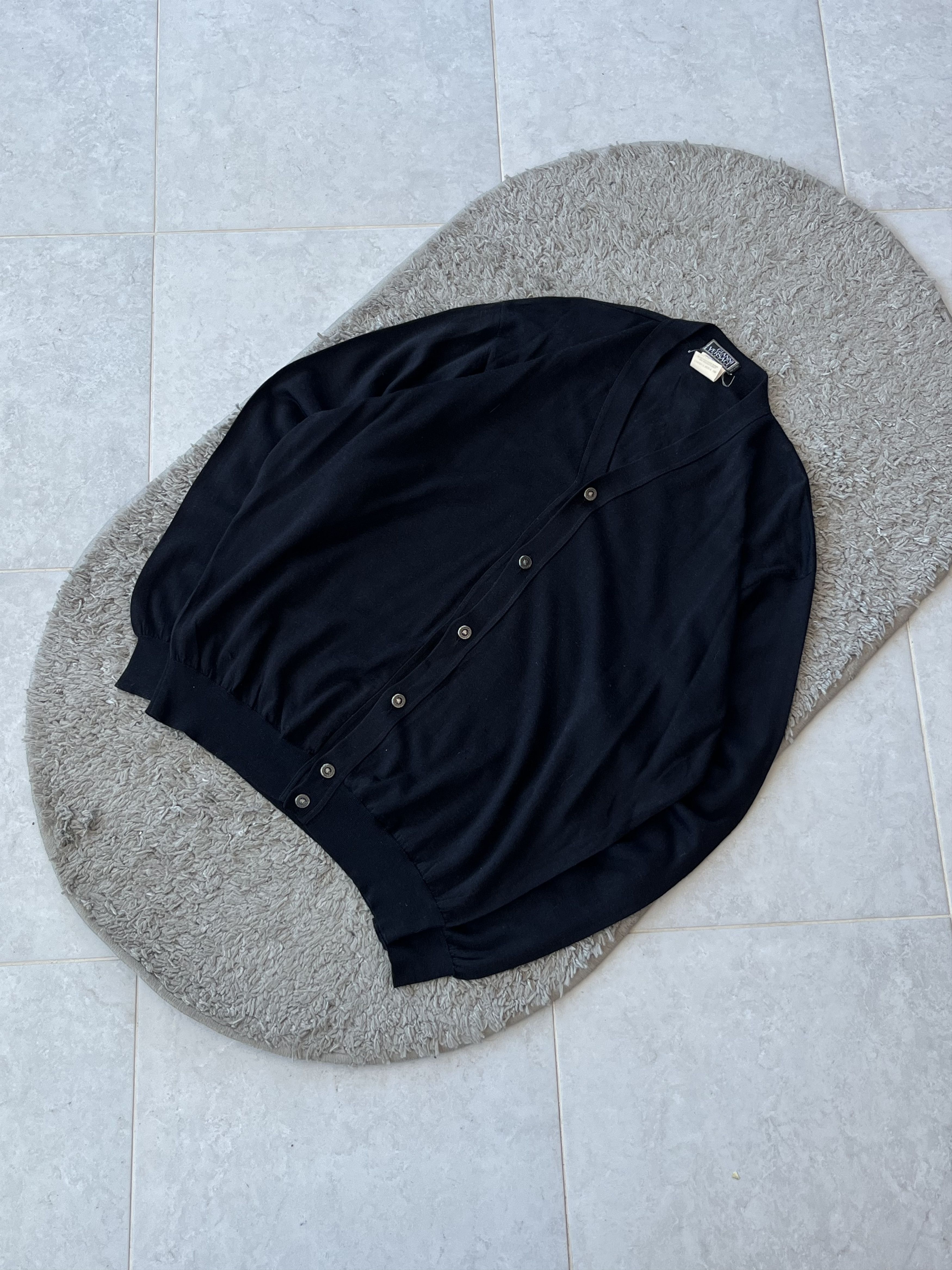Versace GIANNI VERSACE Vintage Very Rare Sweater Cardigan 80s-90s Size US L / EU 52-54 / 3 - 2 Thumbnail