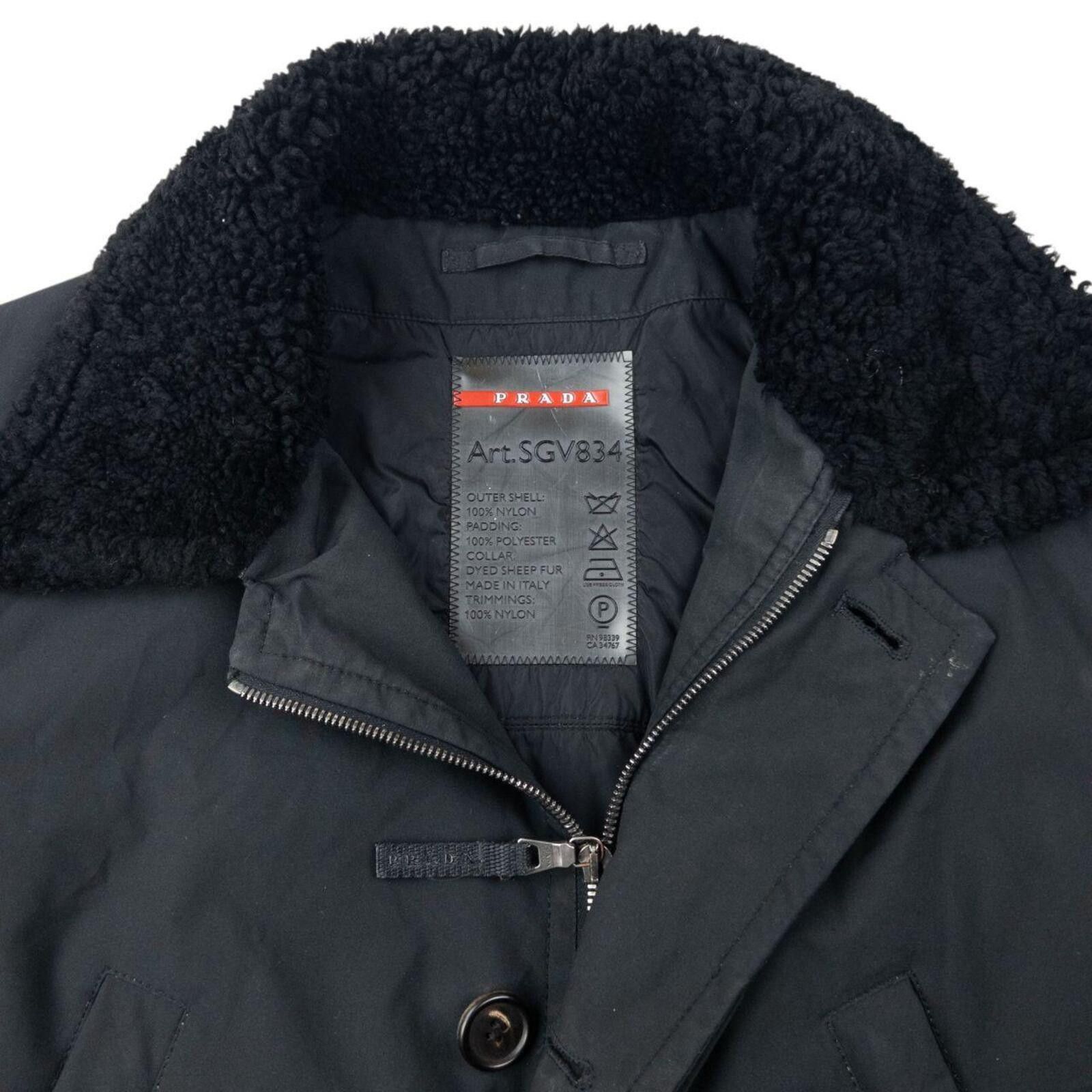 Prada Vintage 2006 Prada Sport Sheep Fur Collar Jacket Size L Size US L / EU 52-54 / 3 - 4 Thumbnail