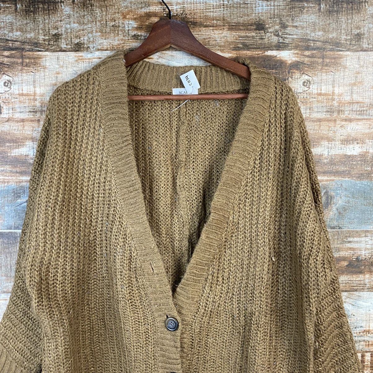 Vintage DL Scalzi Vintage Brown Cardigan Knitwear #C1174 Size XL / US 12-14 / IT 48-50 - 4 Thumbnail